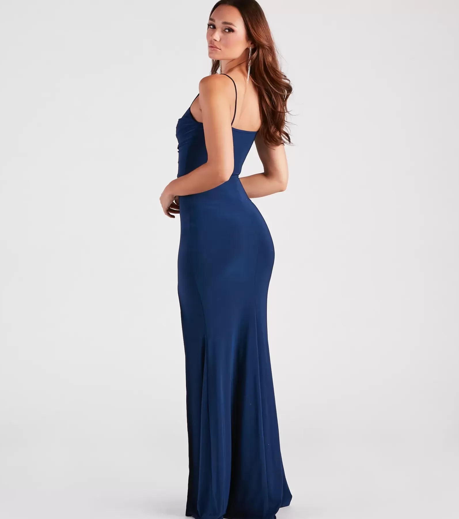 Windsor Blue Bridesmaid Dresses*Adera Formal Sweetheart Mermaid Dress