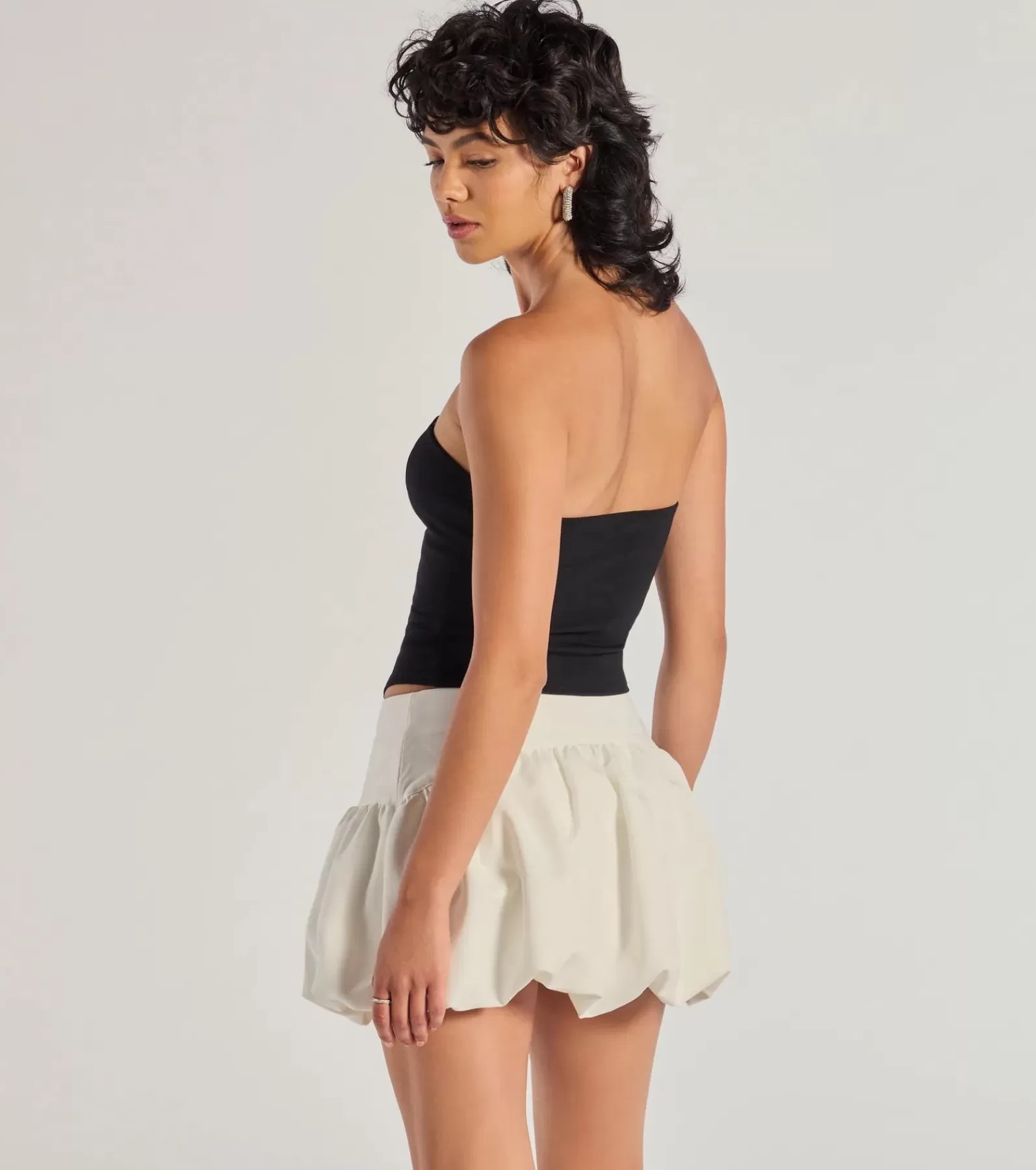 Windsor Going-Out Tops | Corset & Bustier Tops*Adorable Glam Rhinestone Bow Cutout Corset Top