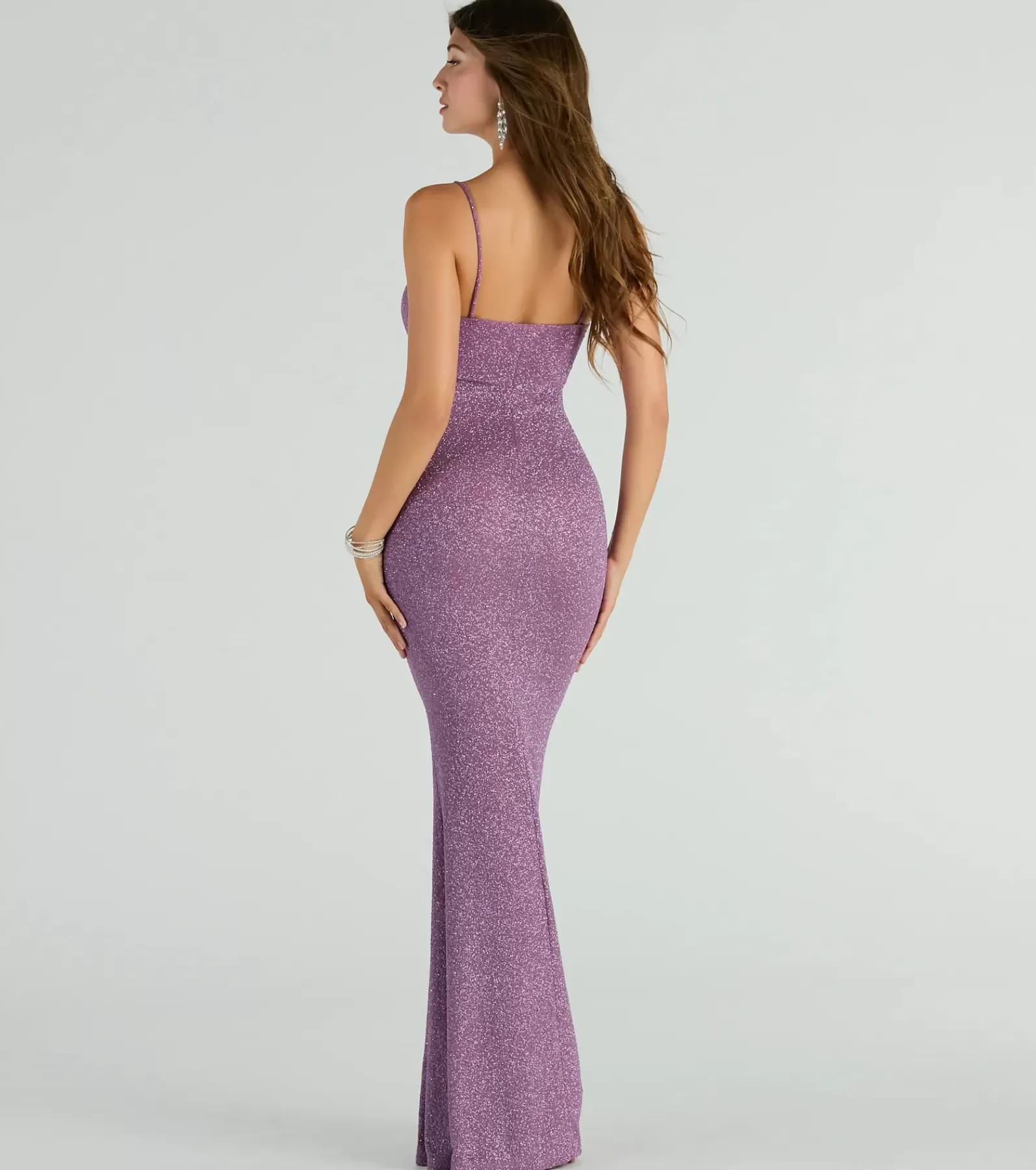 Windsor Purple Bridesmaid Dresses | Blue Bridesmaid Dresses*Ainsley Glittering Evening Gown