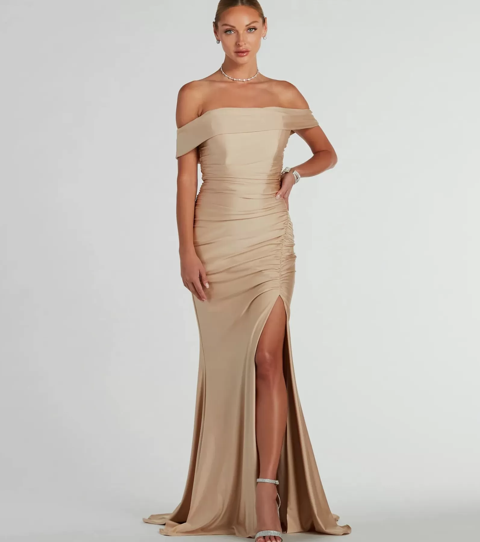 Windsor Wedding Outfits | Long Dresses*Alicia Off-The-Shoulder Mermaid Formal Dress