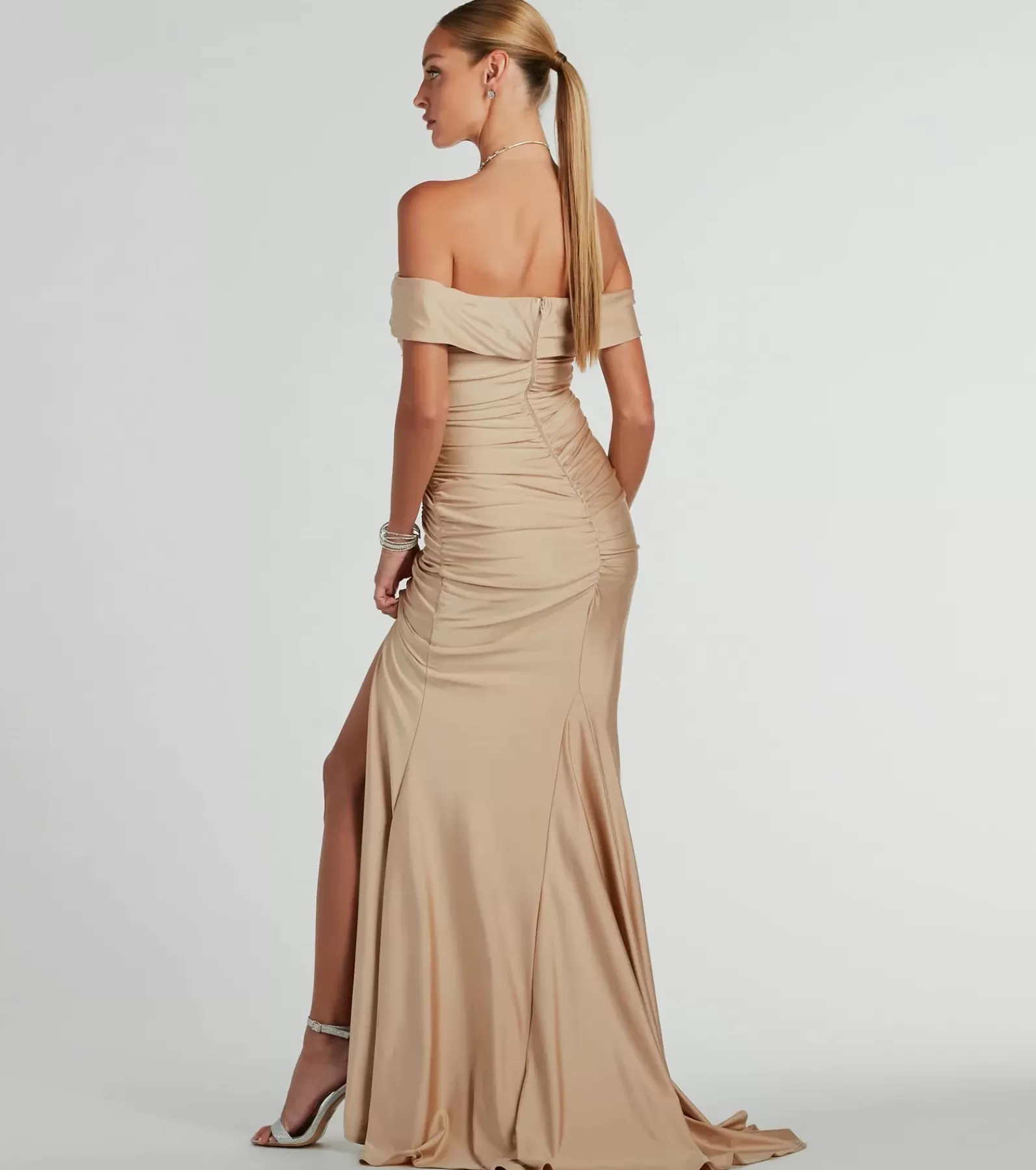 Windsor Wedding Outfits | Long Dresses*Alicia Off-The-Shoulder Mermaid Formal Dress