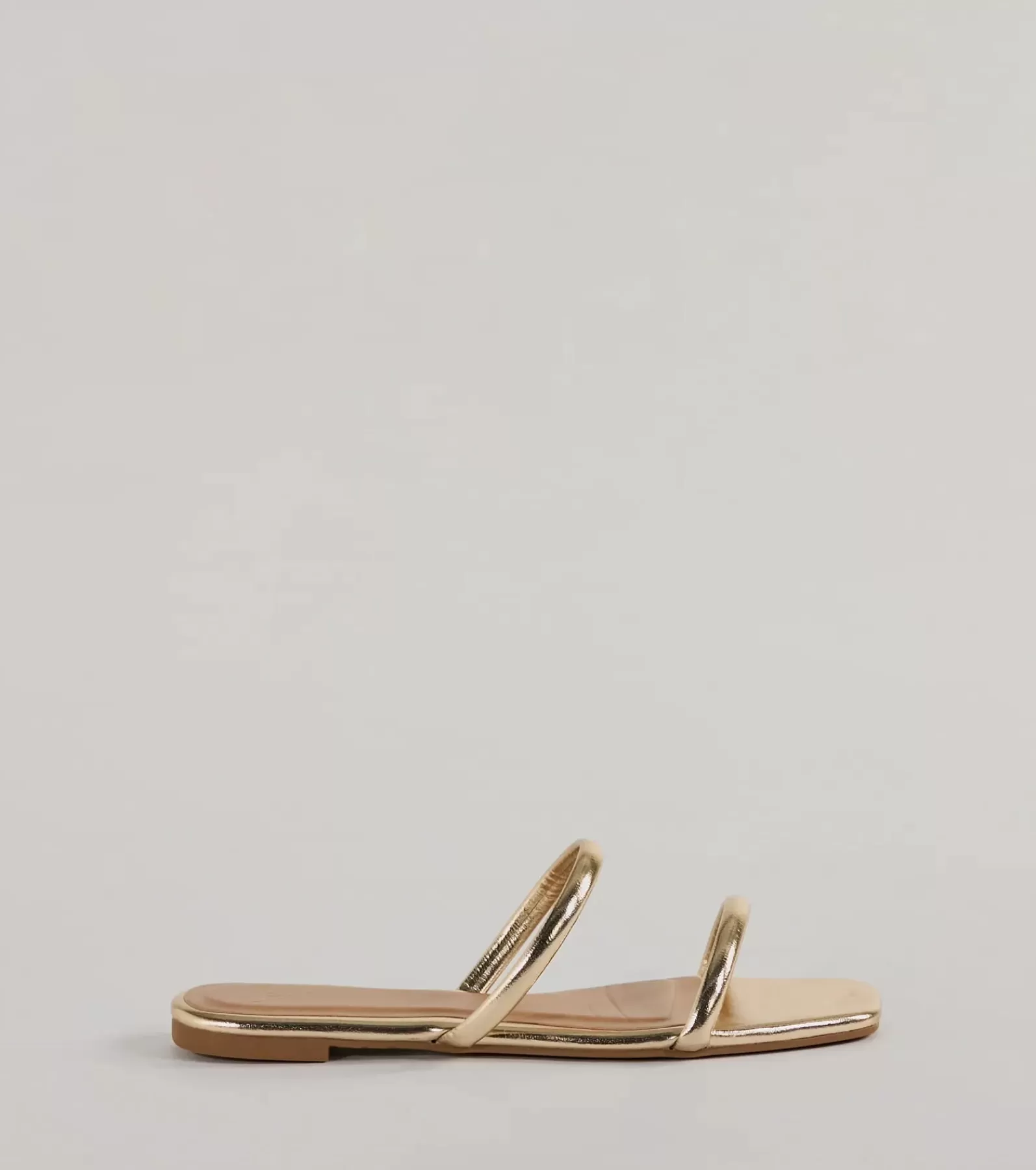 Windsor Sandals | Honeymoon*All Time Favorite Strappy Metallic Flat Sandals