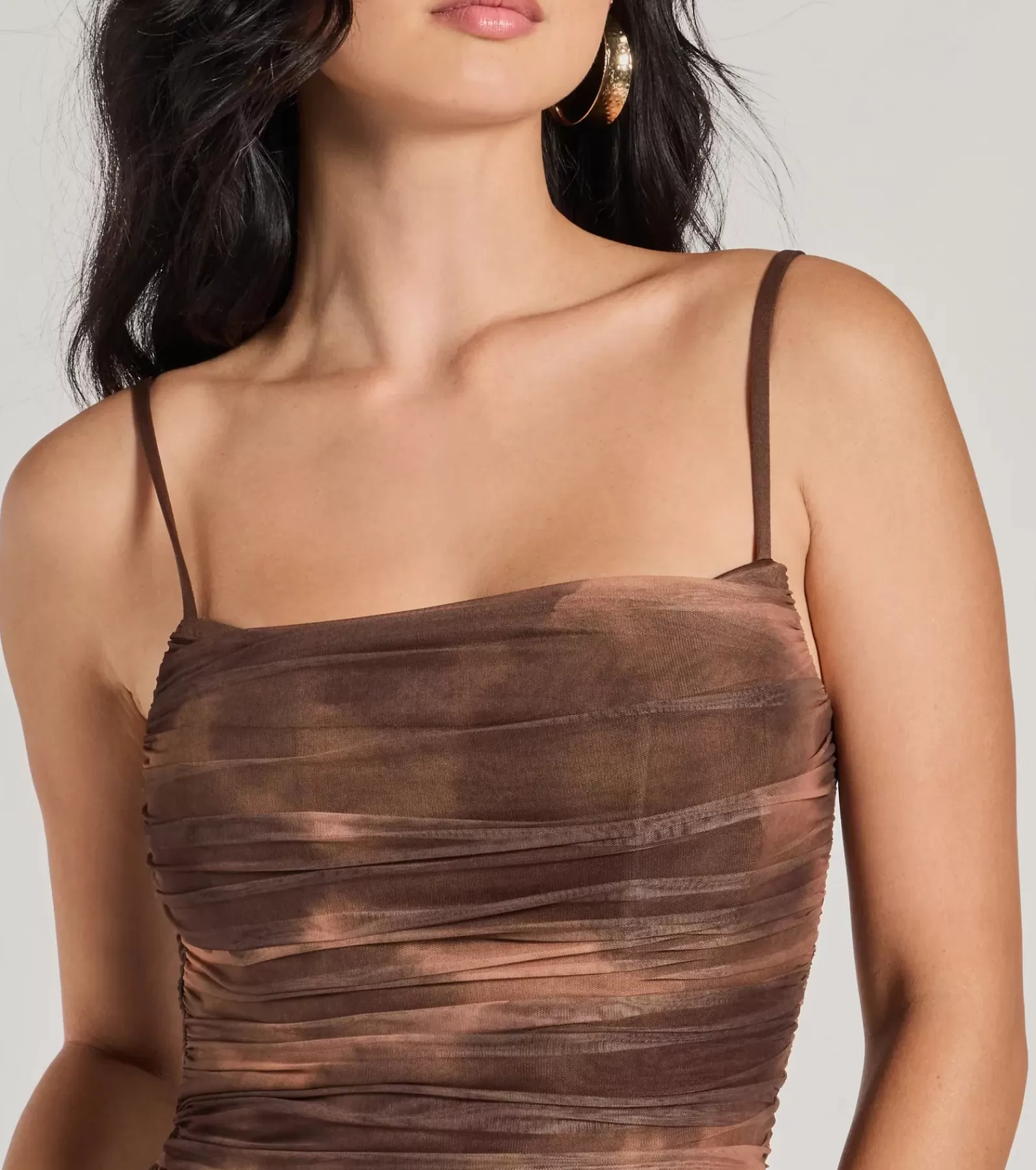 Windsor Wedding Outfits | Midi Dresses*Artsy Charm Corset Abstract Bodycon Midi Dress