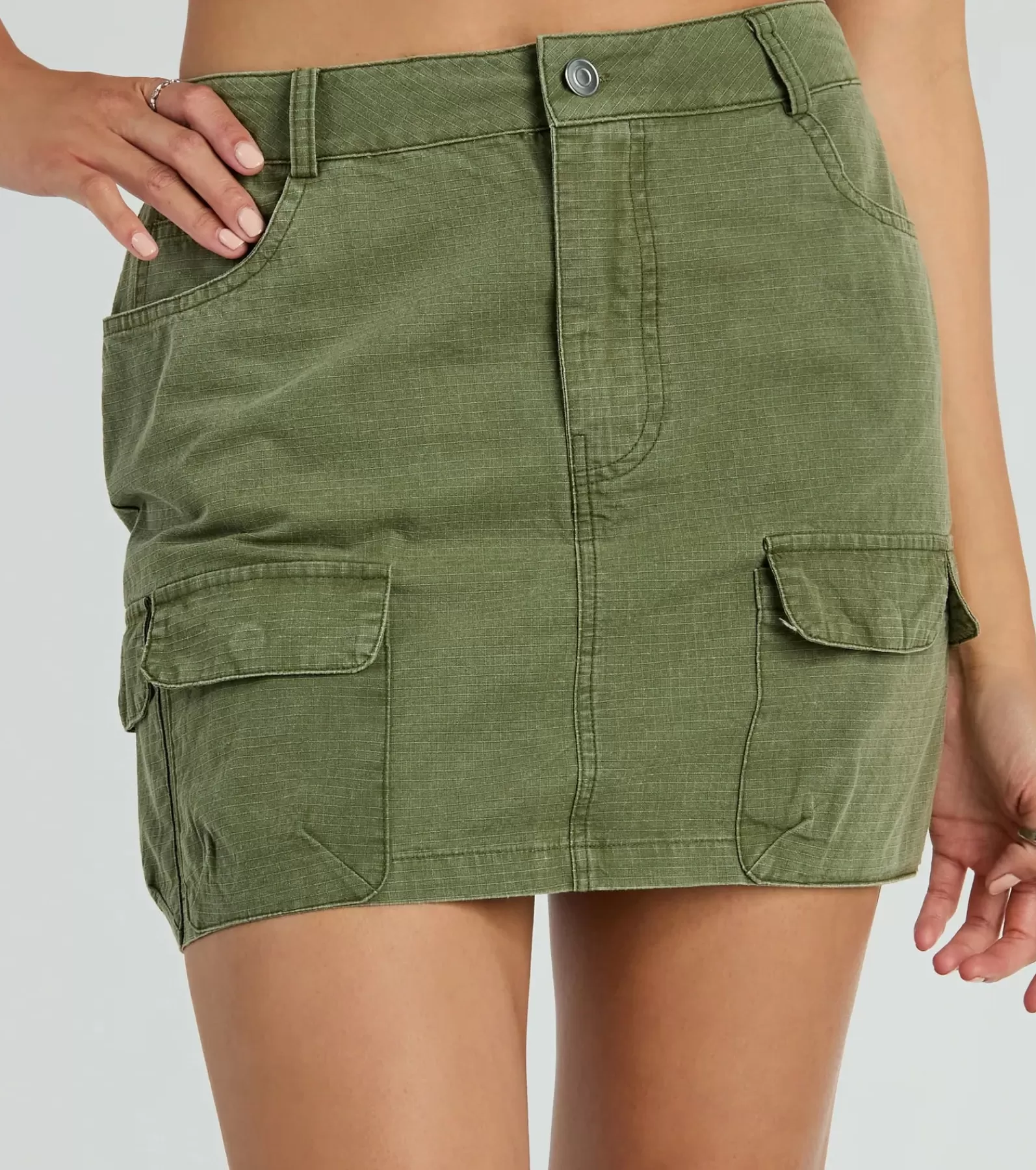 Windsor Cargo Pants | Mini Skirts*Attention Please High-Rise Cargo Mini Skirt