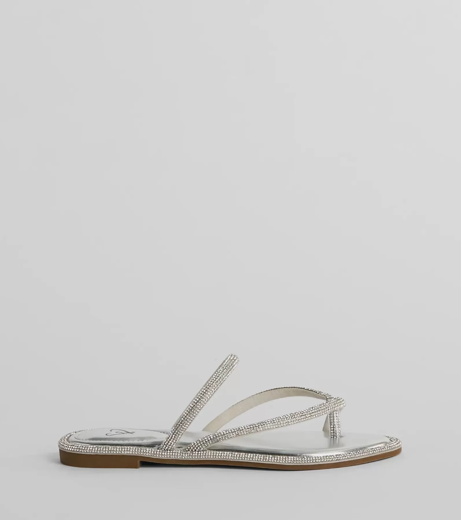 Windsor Sandals | Honeymoon*Bling It On Strappy Rhinestone Flat Sandals