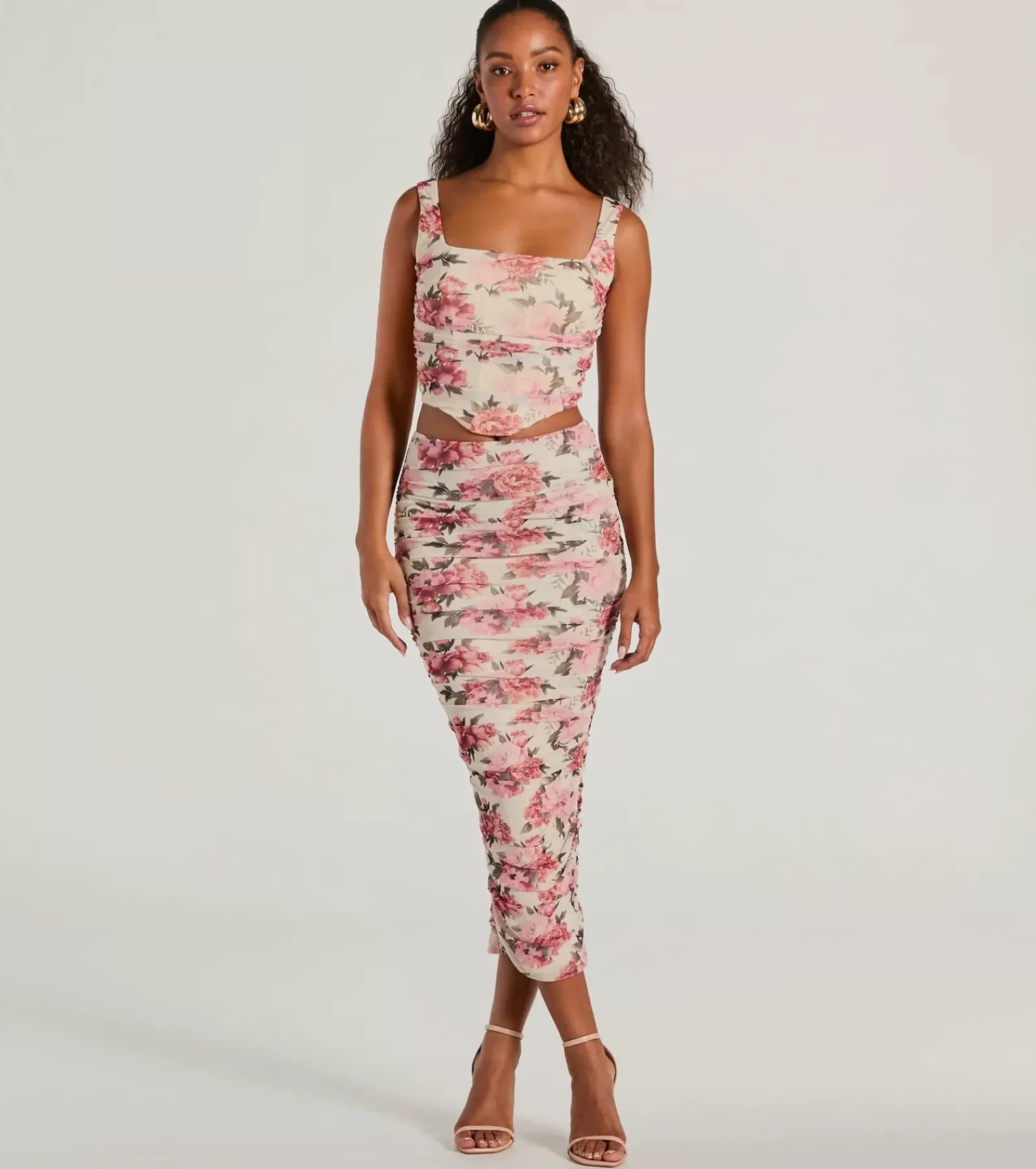 Windsor All Matching Sets | Skirts & Skorts*Blooming Bliss High-Rise Bodycon Floral Maxi Skirt