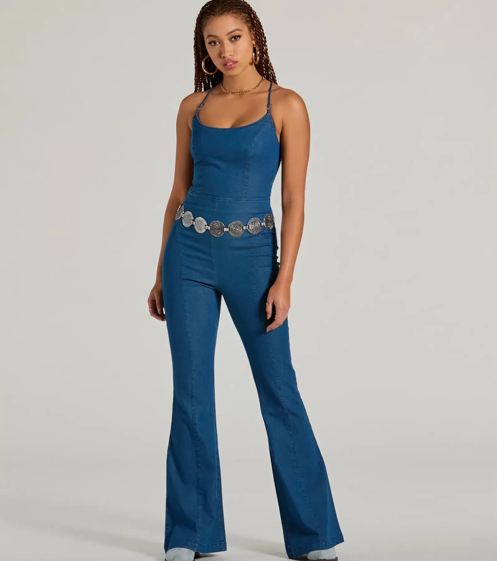 Windsor Belts*Bohemian Flair Medallion Chain Belt