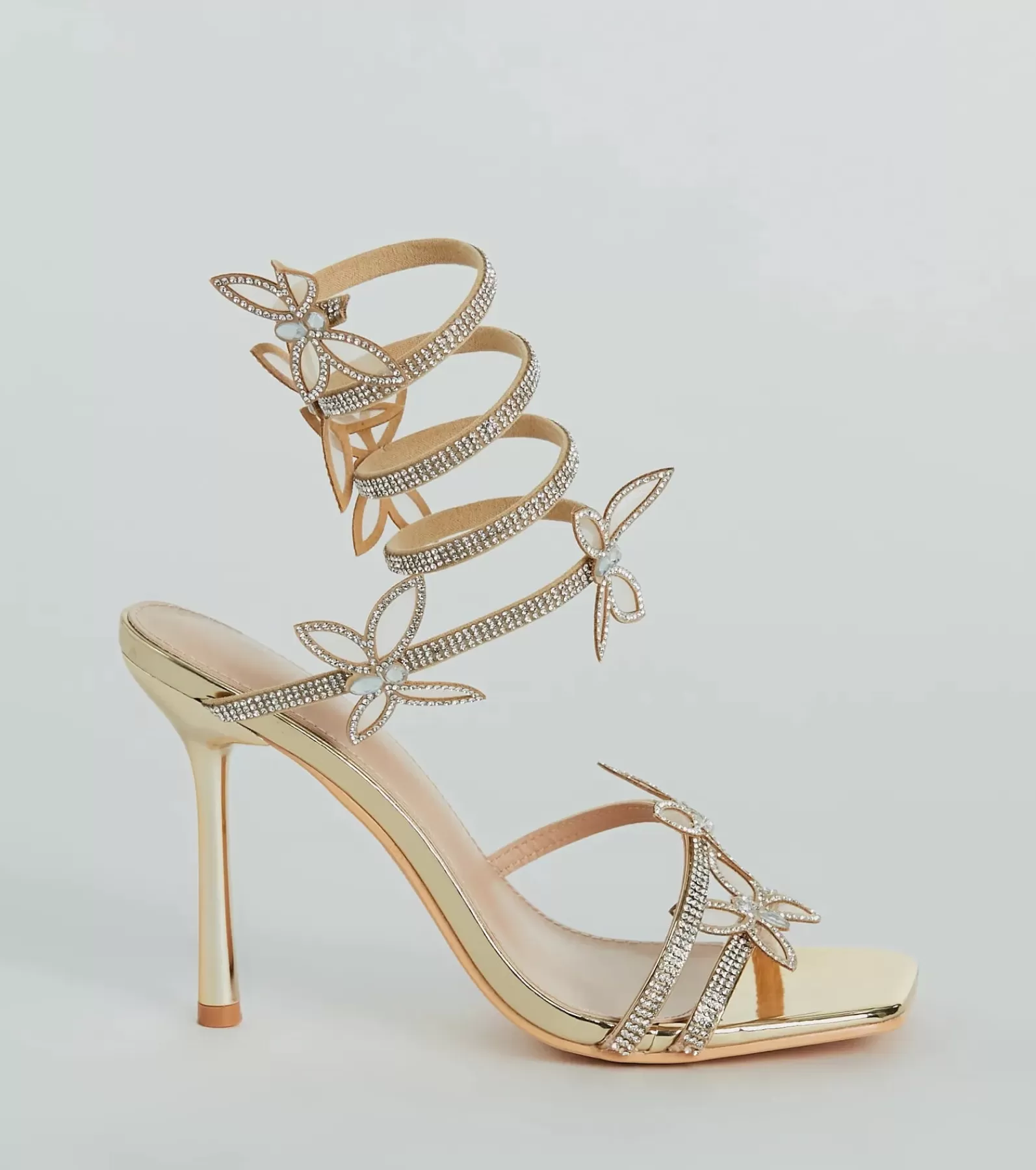 Windsor Stilettos | High Heels*Butterfly Kiss Metallic Stiletto Heels