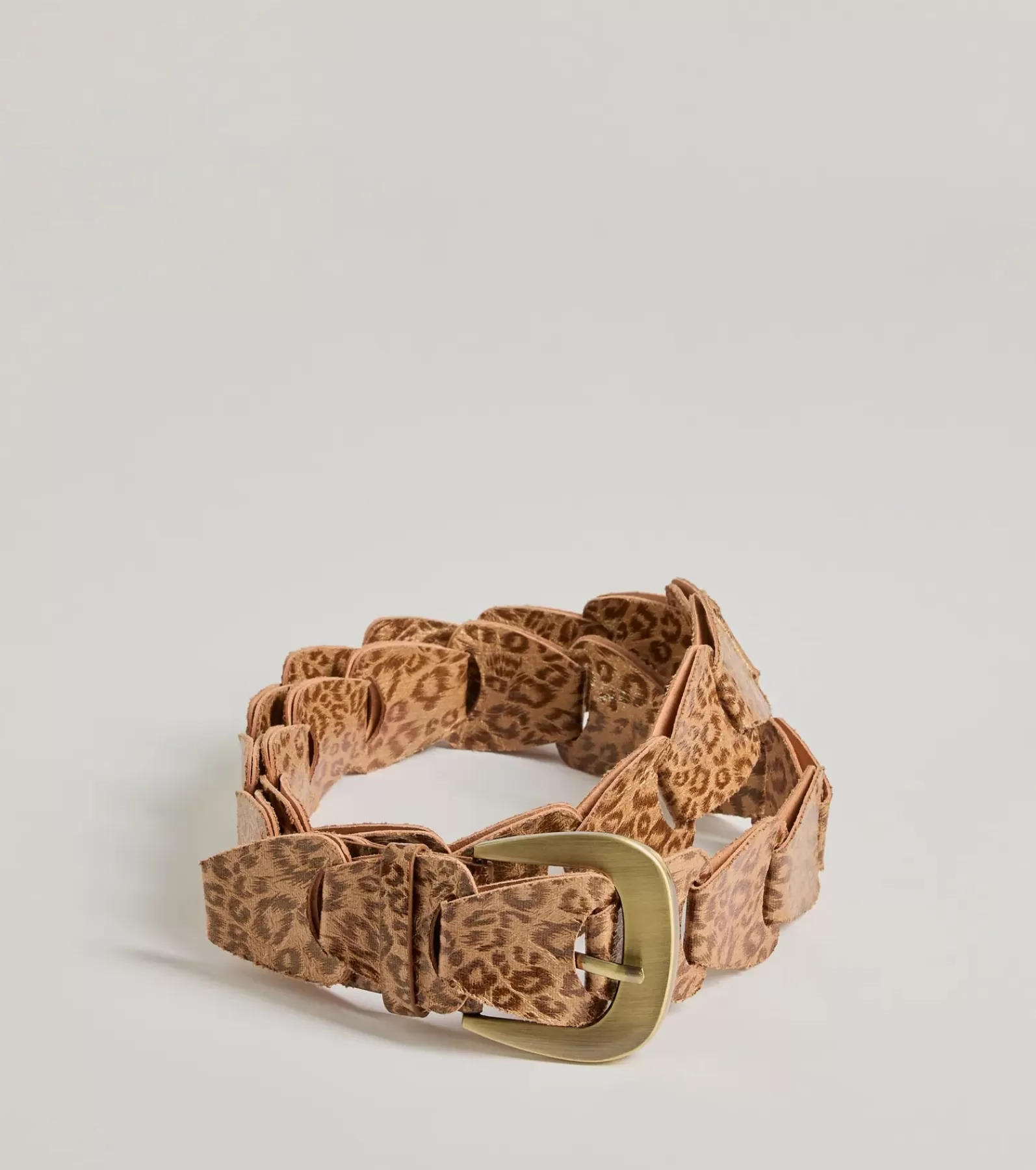 Windsor Belts*Call Of The Wild Print Faux Leather Belt