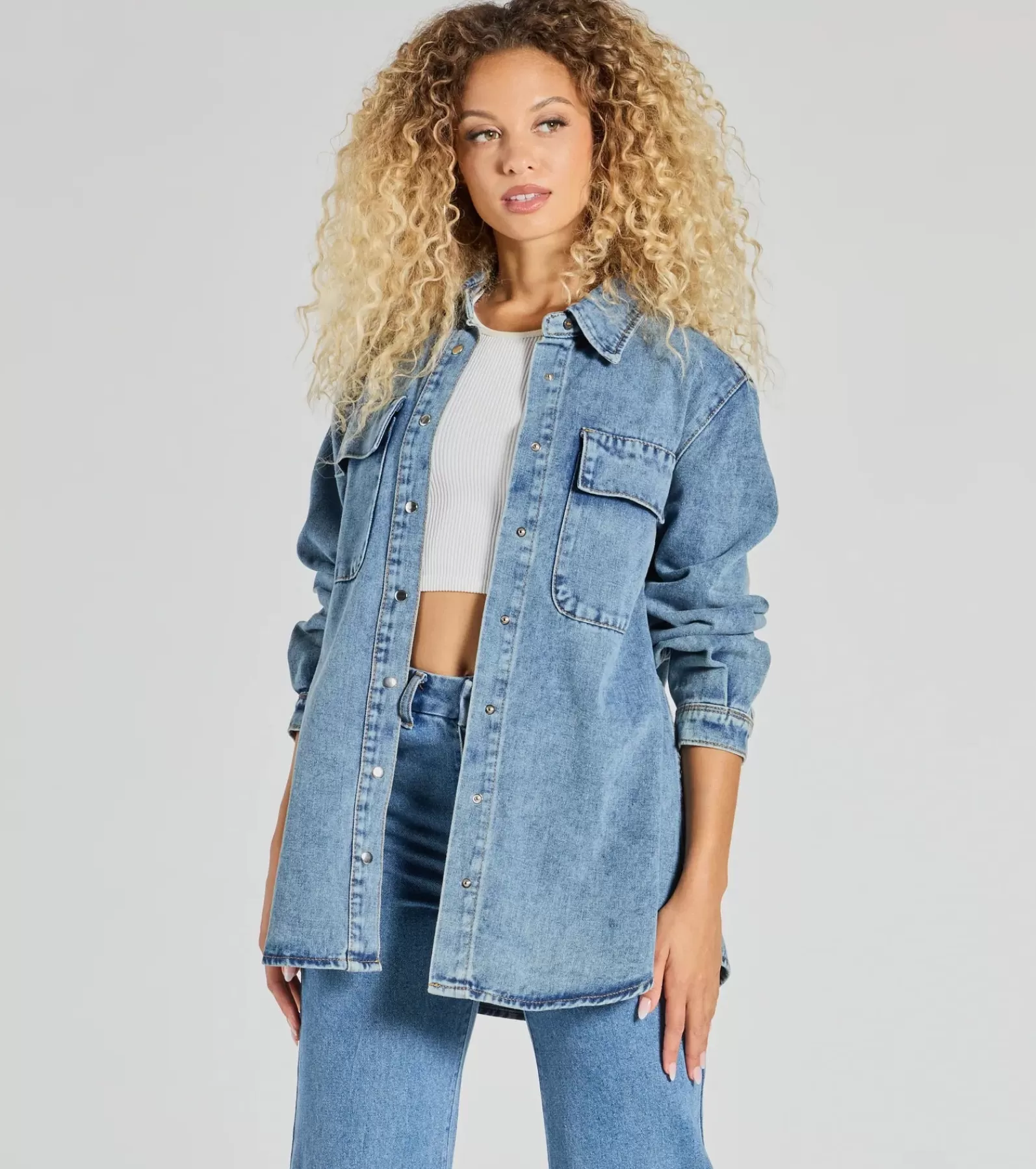 Windsor Shackets | Jean Jackets*Casual Fave Button-Down Shacket