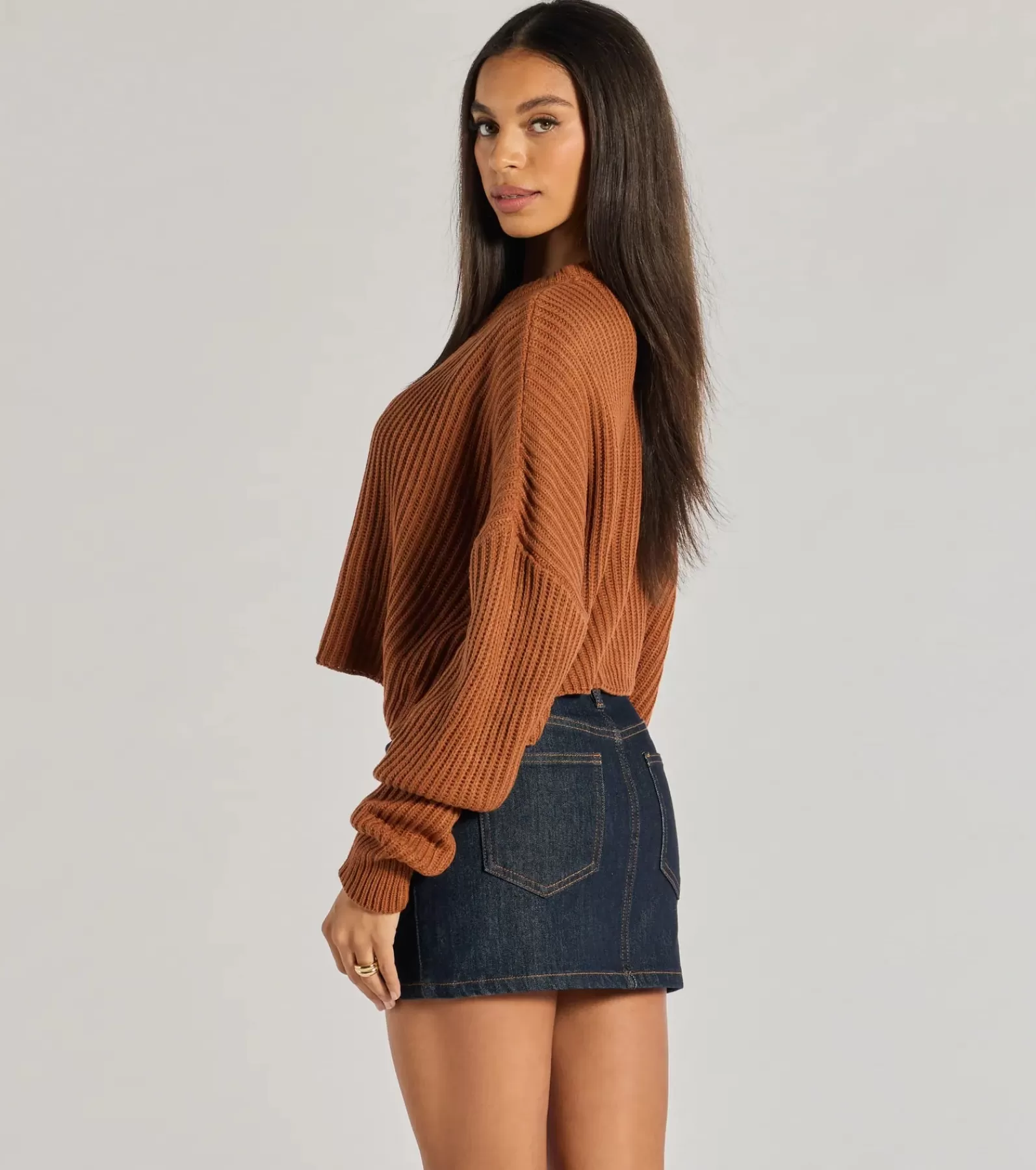 Windsor Sweaters & Cardigans | Long Sleeve Tops*Chic Crew Ribbed Knit Sweater