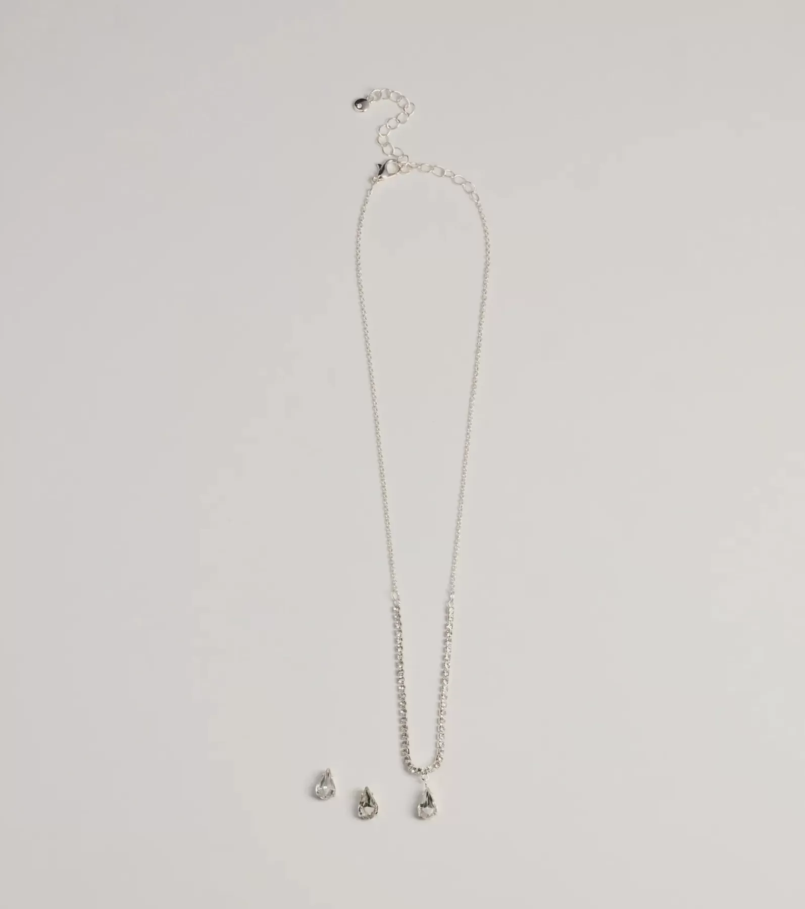 Windsor Necklaces & Chokers | All Accessories*Chic Delicate Rhinestone Necklace And Earrings Set