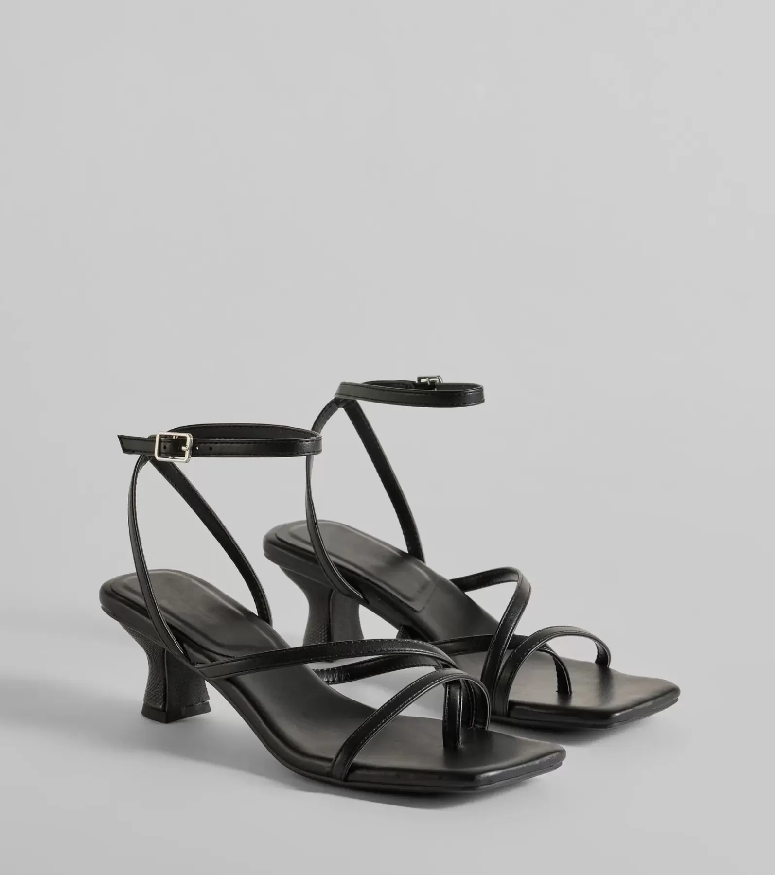 Windsor Sandals | Heels*Chic Moves Strappy Snake Print Kitten Heels