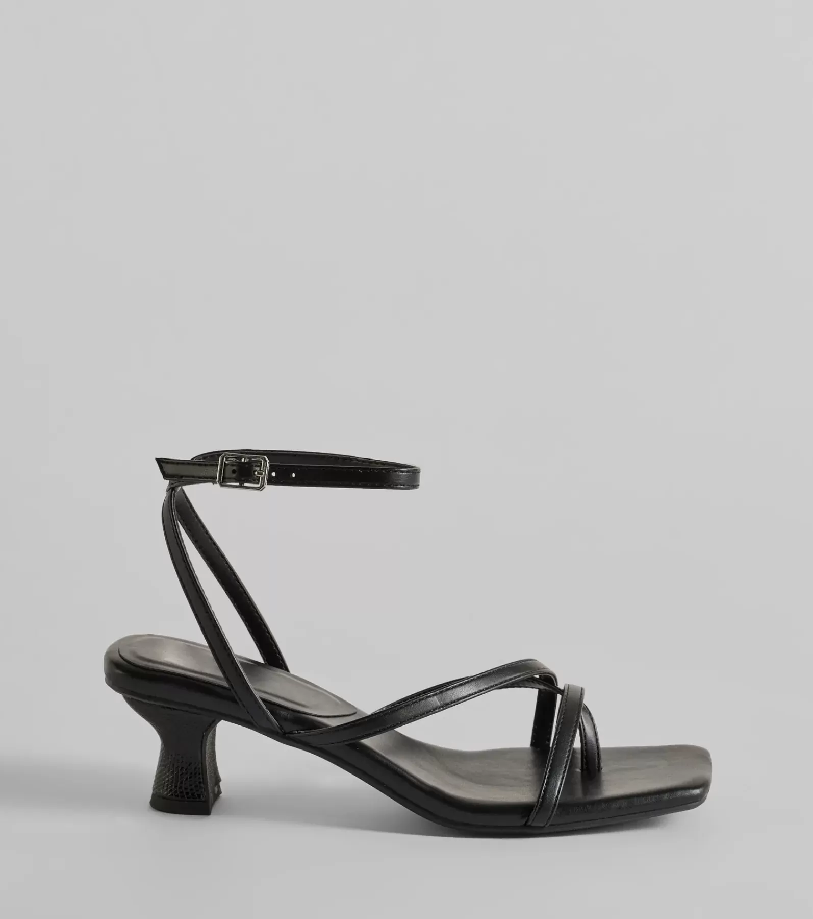 Windsor Sandals | Heels*Chic Moves Strappy Snake Print Kitten Heels