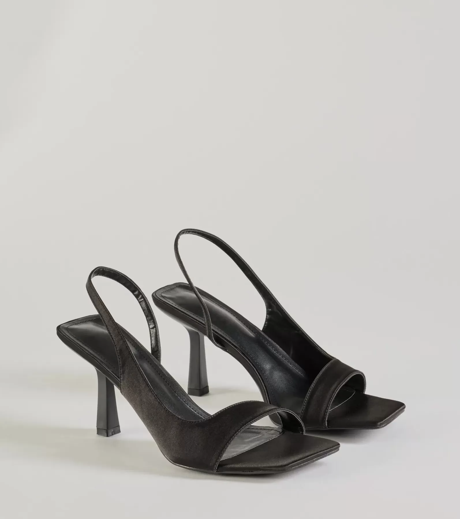 Windsor Stilettos | Sandals*Chic Satin Sling-Back Stiletto Heels