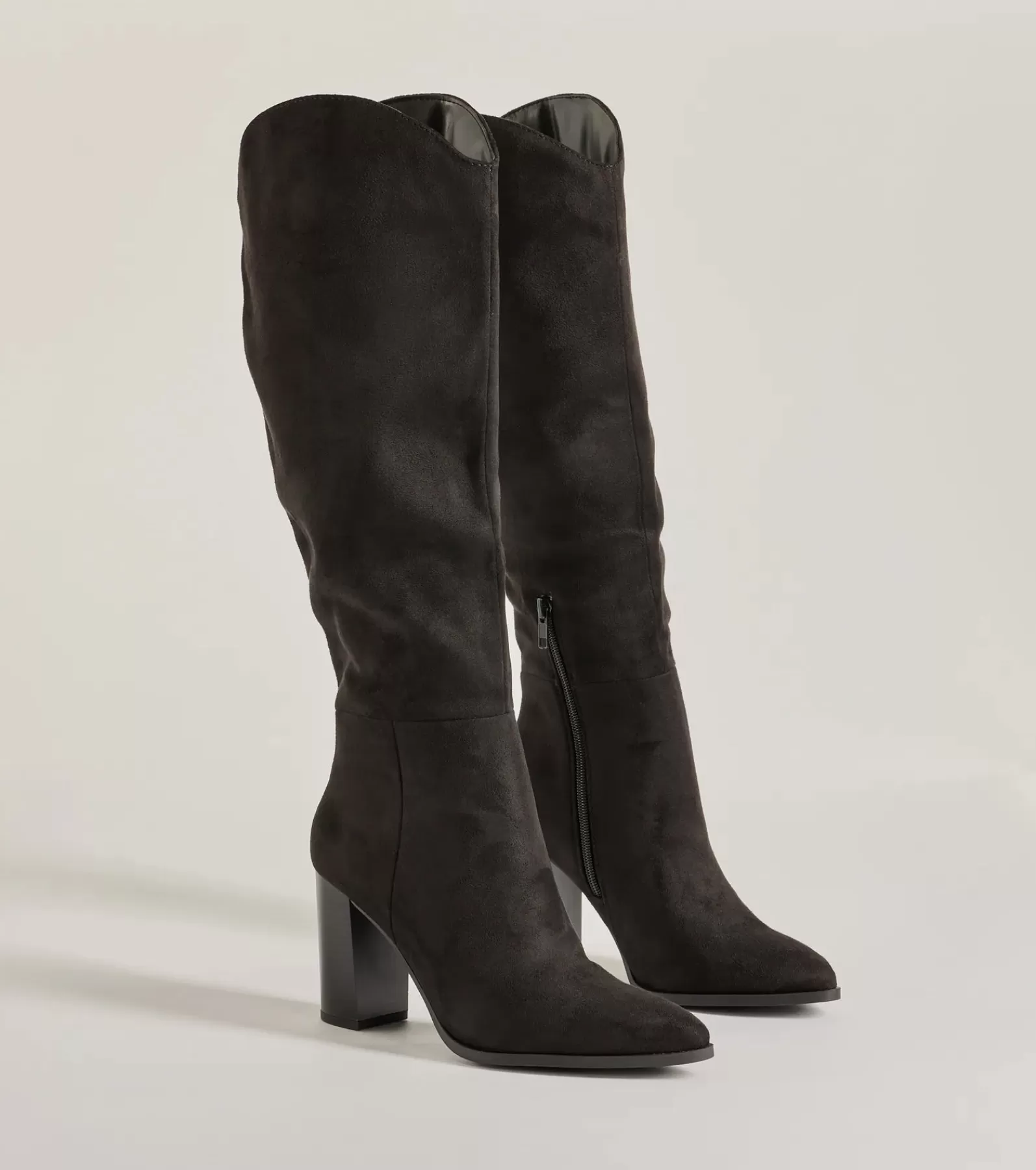 Windsor Knee High Boots | Boots & Booties*Chic Statement Faux Suede Knee-High Boots