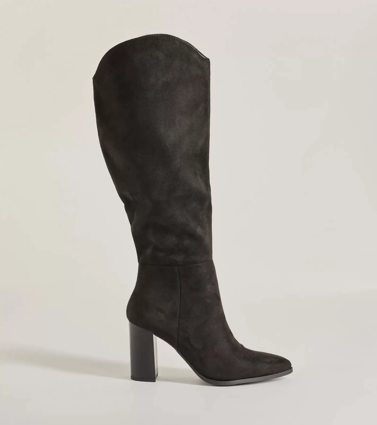 Windsor Knee High Boots | Boots & Booties*Chic Statement Faux Suede Knee-High Boots