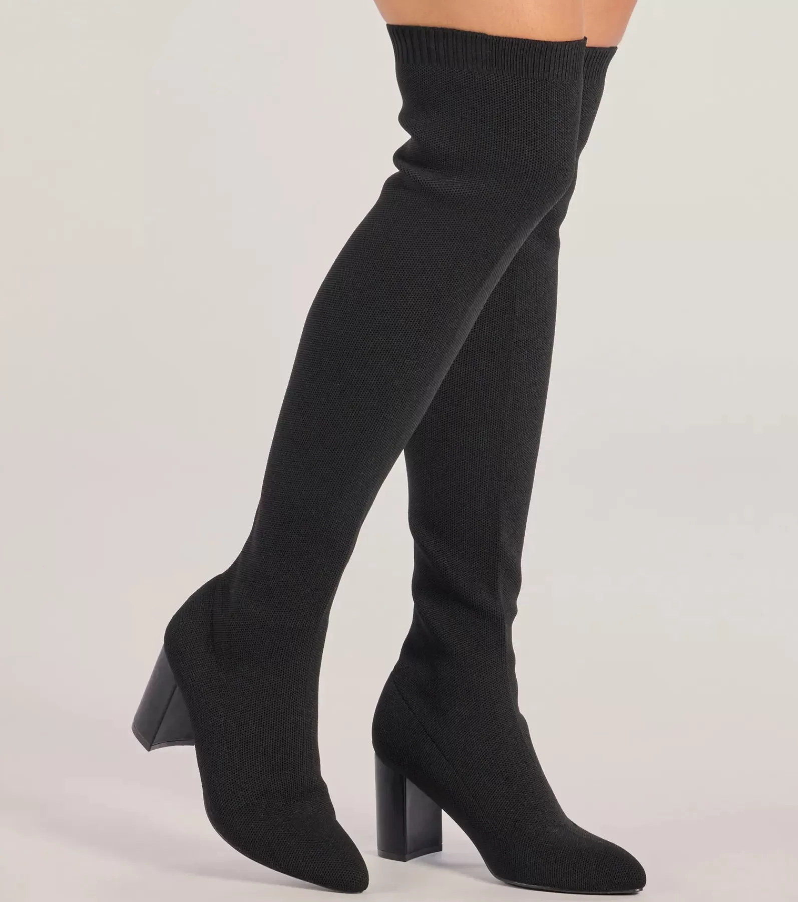 Windsor Knee High Boots | Boots & Booties*Chic Stride Knit Over-The-Knee Boots