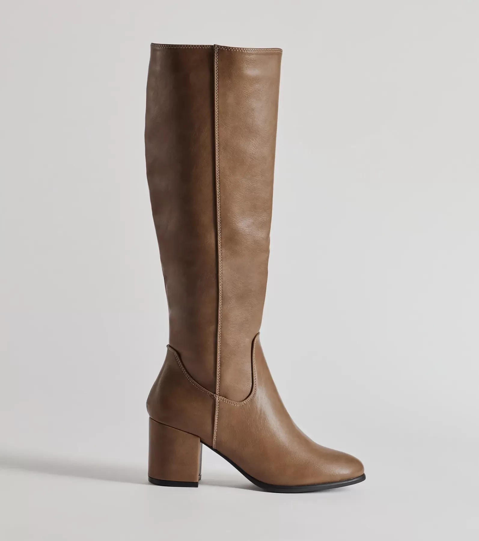 Windsor Knee High Boots | Boots & Booties*Chic Strides Faux Leather Under-The-Knee Boots