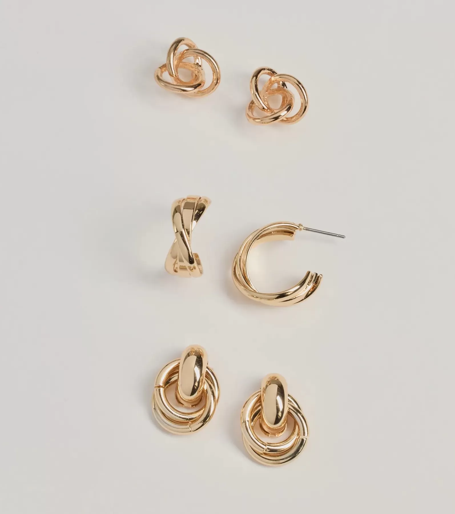 Windsor Earrings | All Accessories*Chic Twist Three-Pack Earrings Set