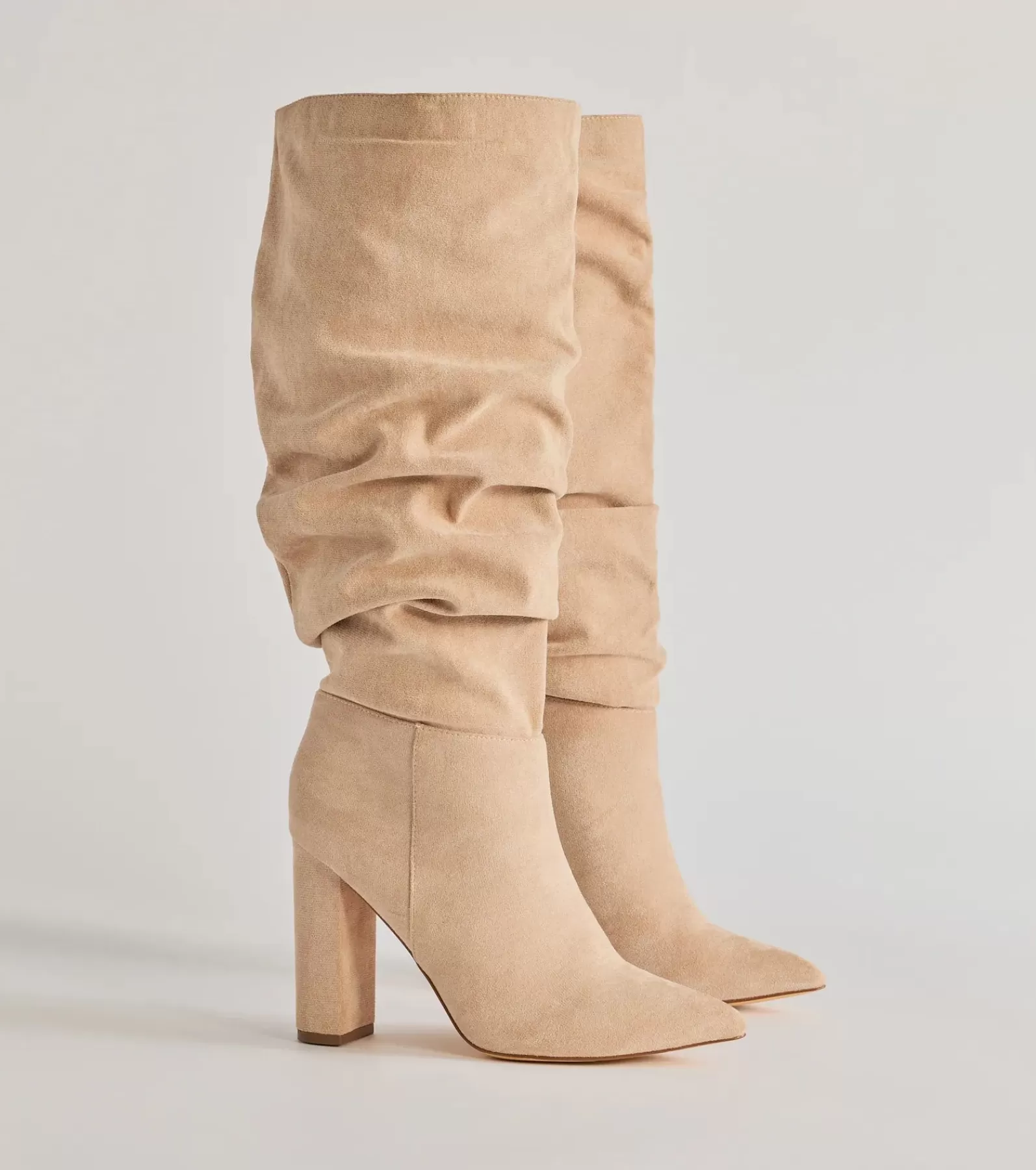 Windsor Knee High Boots | Boots & Booties*Chic Unleashed Under-The-Knee Scrunch Boots