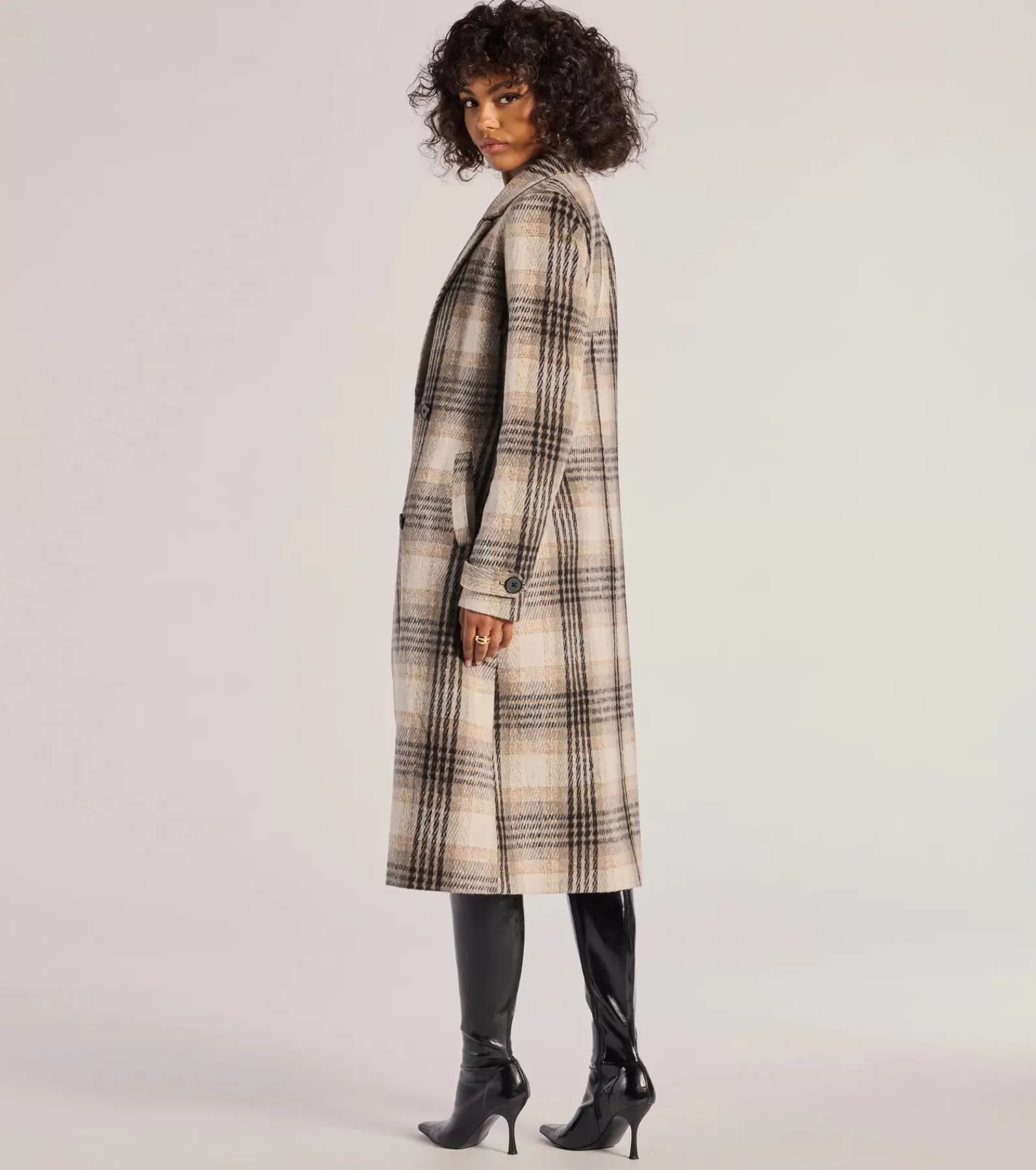 Windsor Coats | All Matching Sets*Classic Charm Plaid Trench Coat