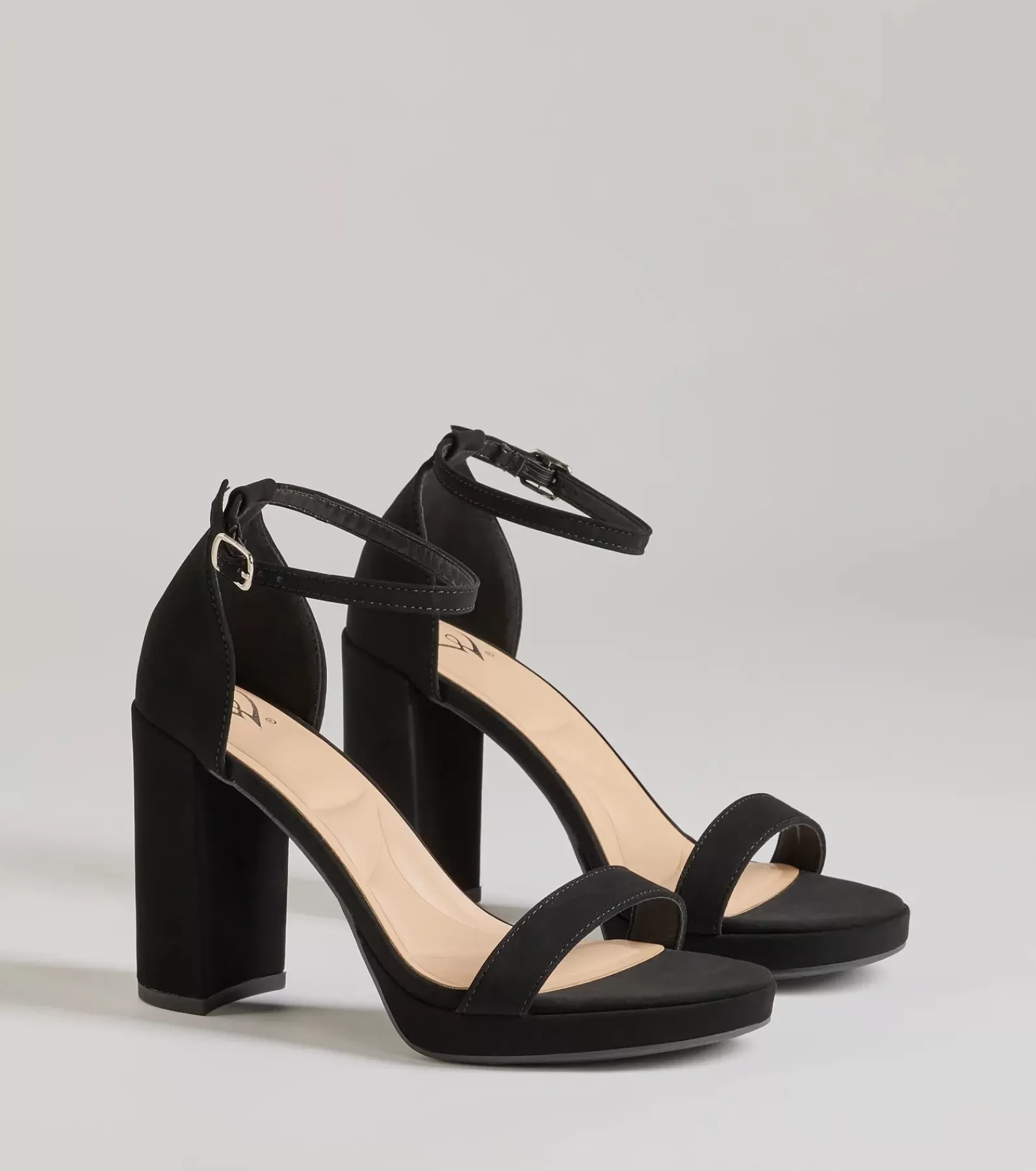 Windsor Sandals | Heels*Classic Fave Faux Nubuck Block Heels