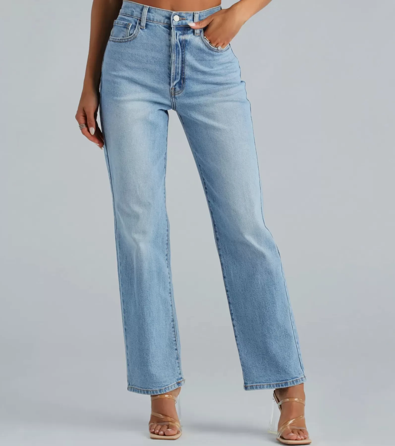 Windsor Pants | Jeans*Classic High-Rise Straight-Leg Boyfriend Jeans