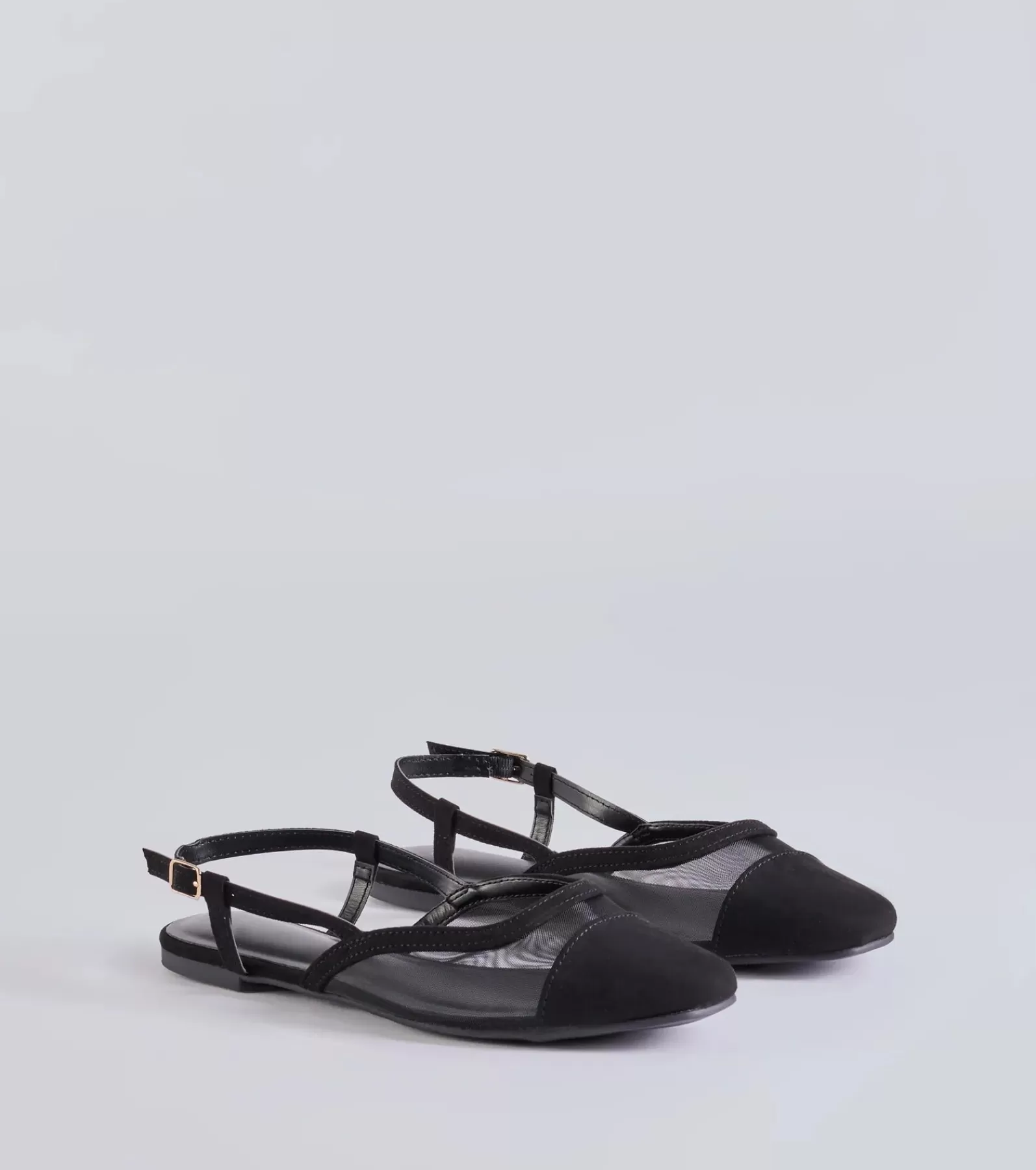 Windsor Flats & Sneakers*Classically Chic Slingback Colorblock Ballet Flats