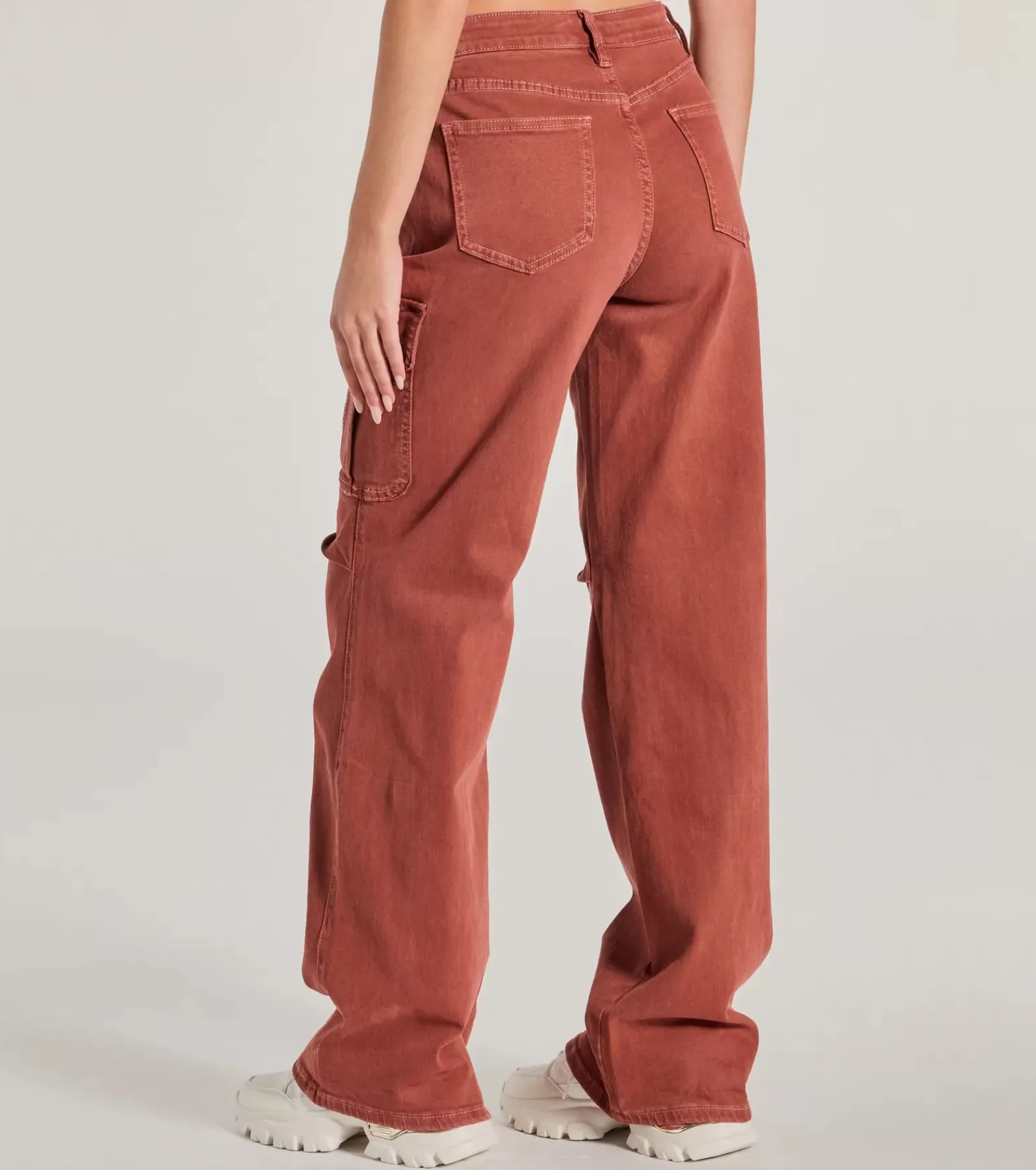 Windsor Cargo Pants | Pants*Cool Girl Vibes High Rise Cargo Denim Pants