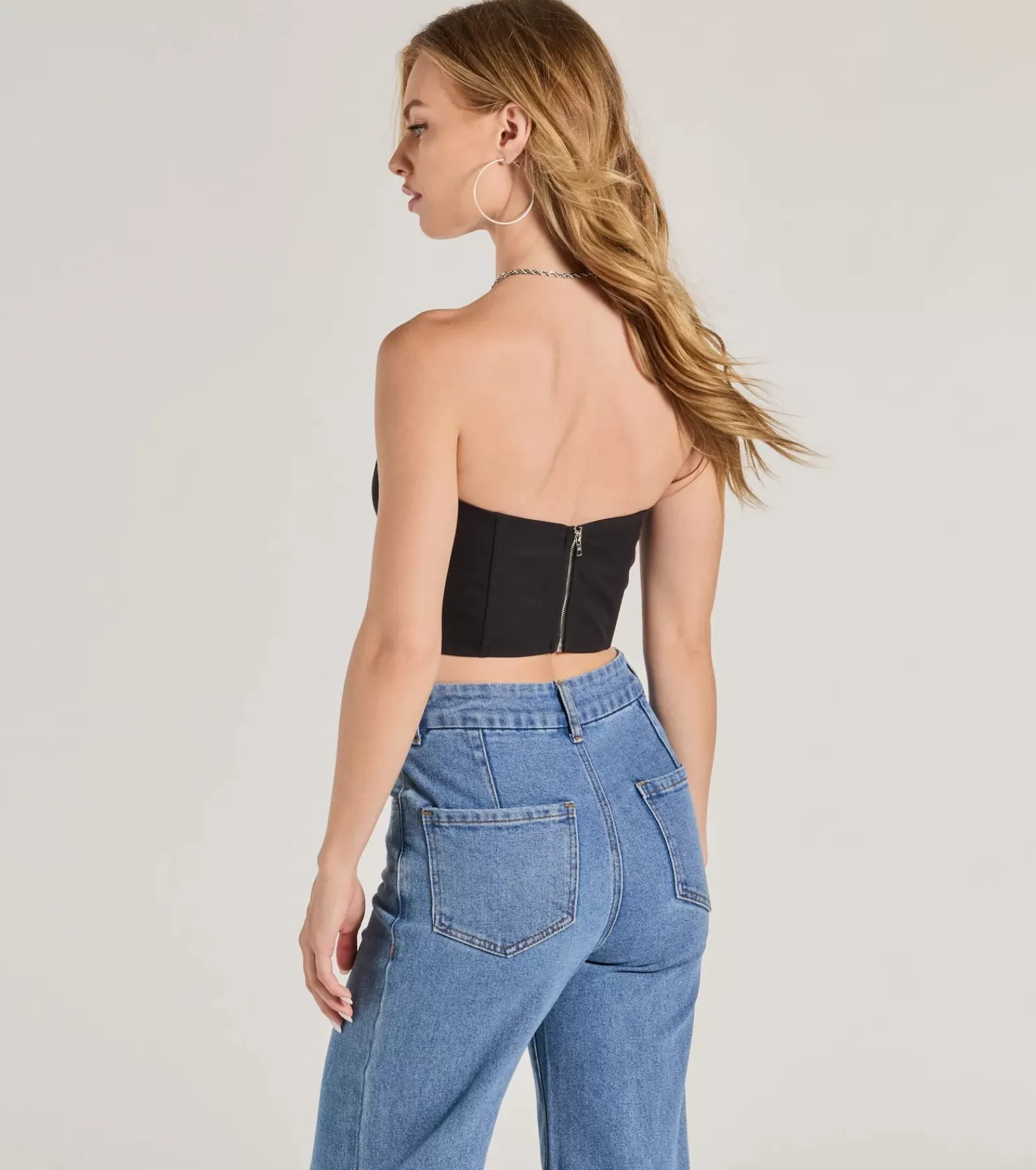 Windsor Going-Out Tops | Corset & Bustier Tops*Corset With The Program Strapless Crop Top