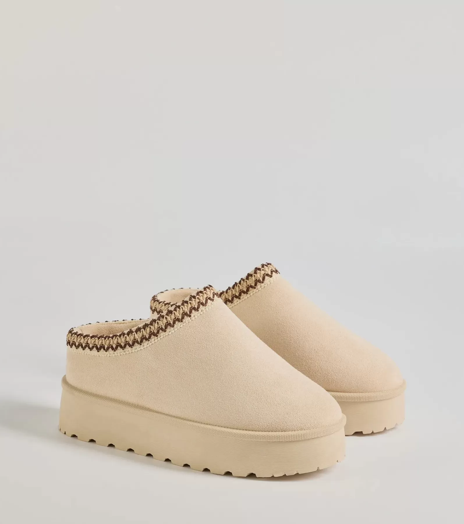 Windsor Platform Shoes | Flats & Sneakers*Cozy Glam Faux Suede Platform Slippers