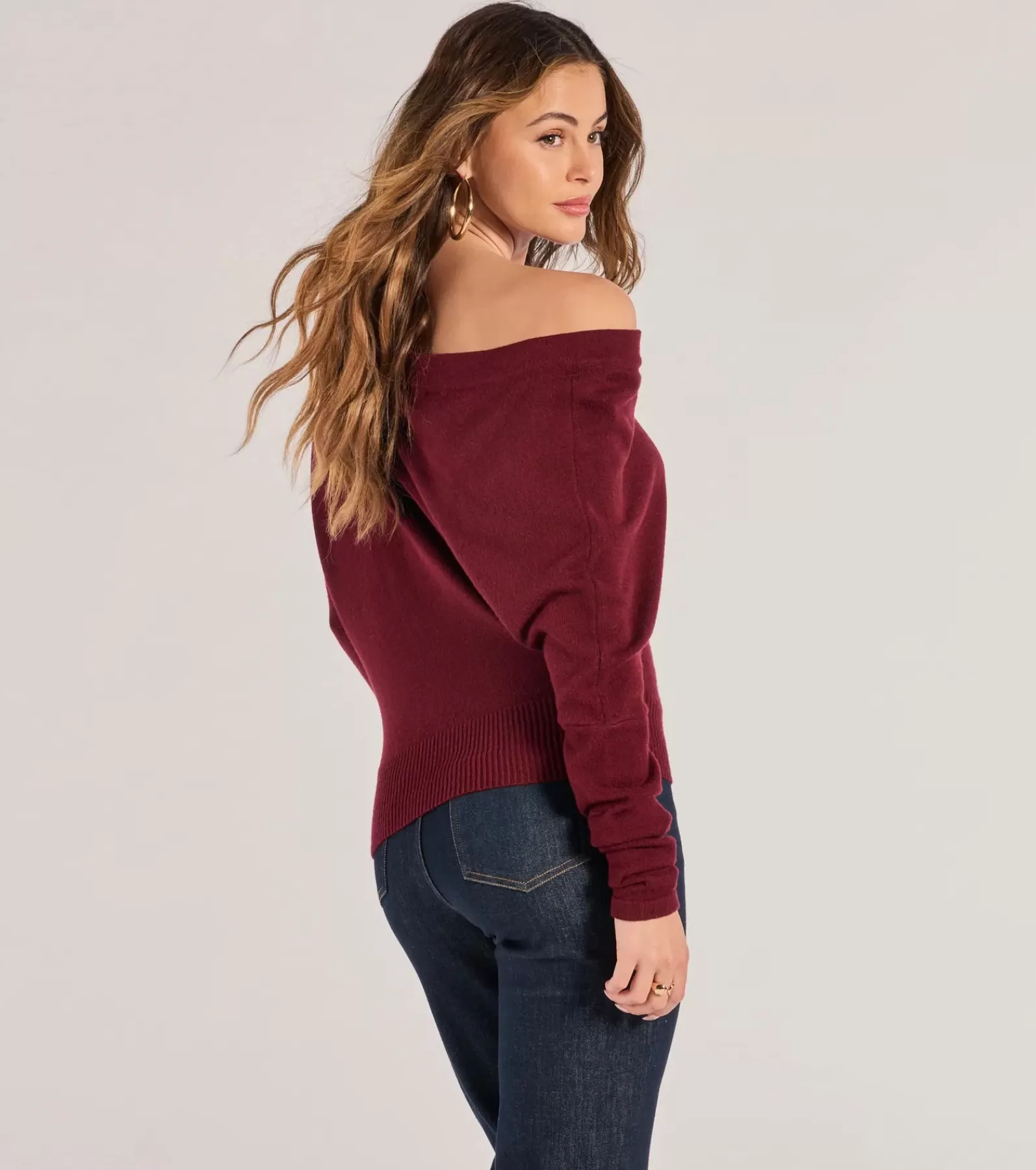 Windsor Off The Shoulder Tops | Sweaters & Cardigans*Cute And Cozy Off-Shoulder Knit Sweater