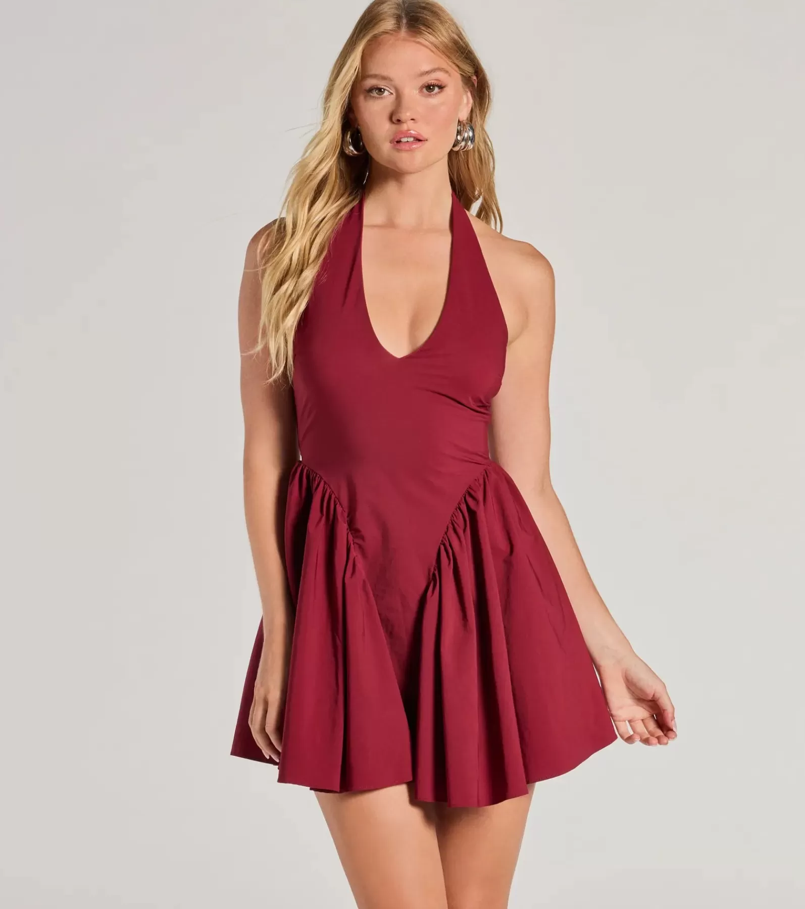 Windsor Skater Dresses | Casual Dresses*Cutest Vibe Halter Drop Waist Skater Dress