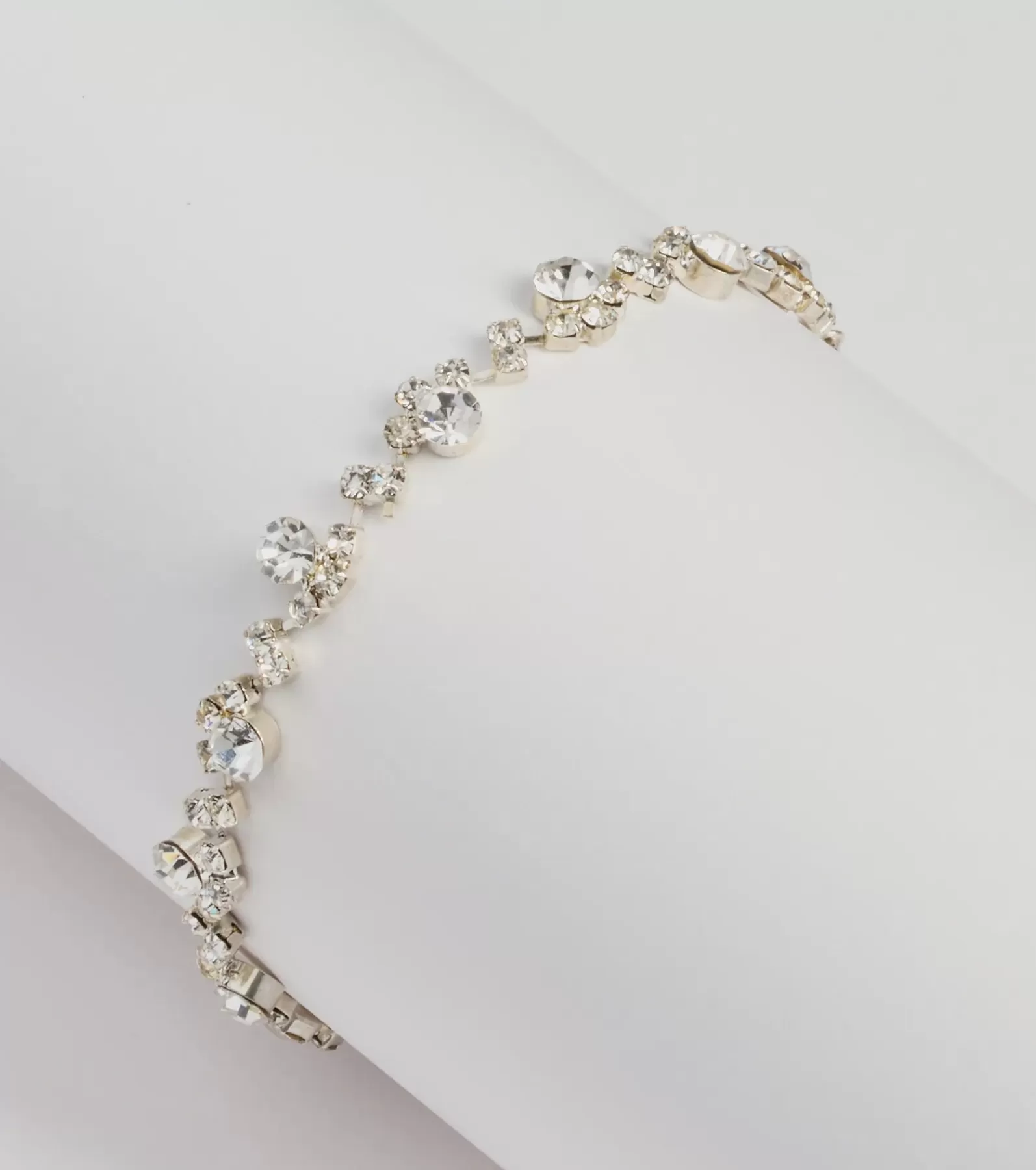 Windsor Bracelets | All Accessories*Dainty Glam Rhinestone Clasp Bracelet