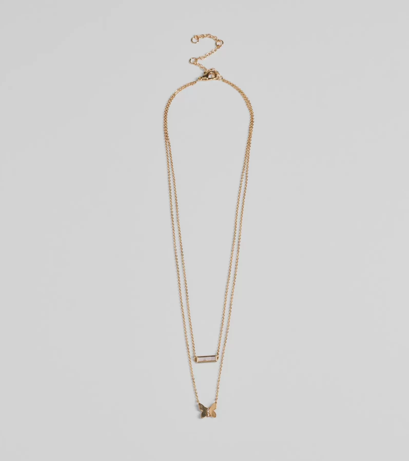 Windsor Necklaces & Chokers*Dainty Sparkle Cubic Zirconia Layered Charm Necklace