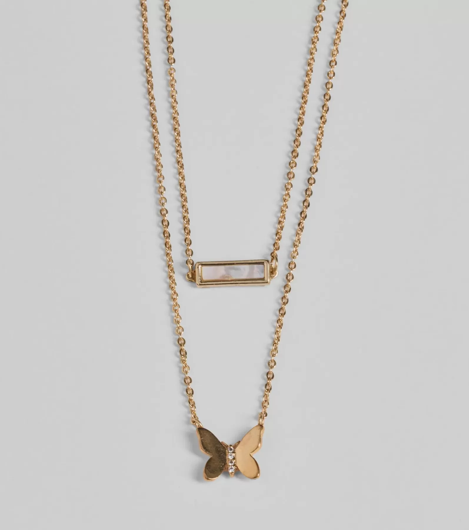 Windsor Necklaces & Chokers*Dainty Sparkle Cubic Zirconia Layered Charm Necklace