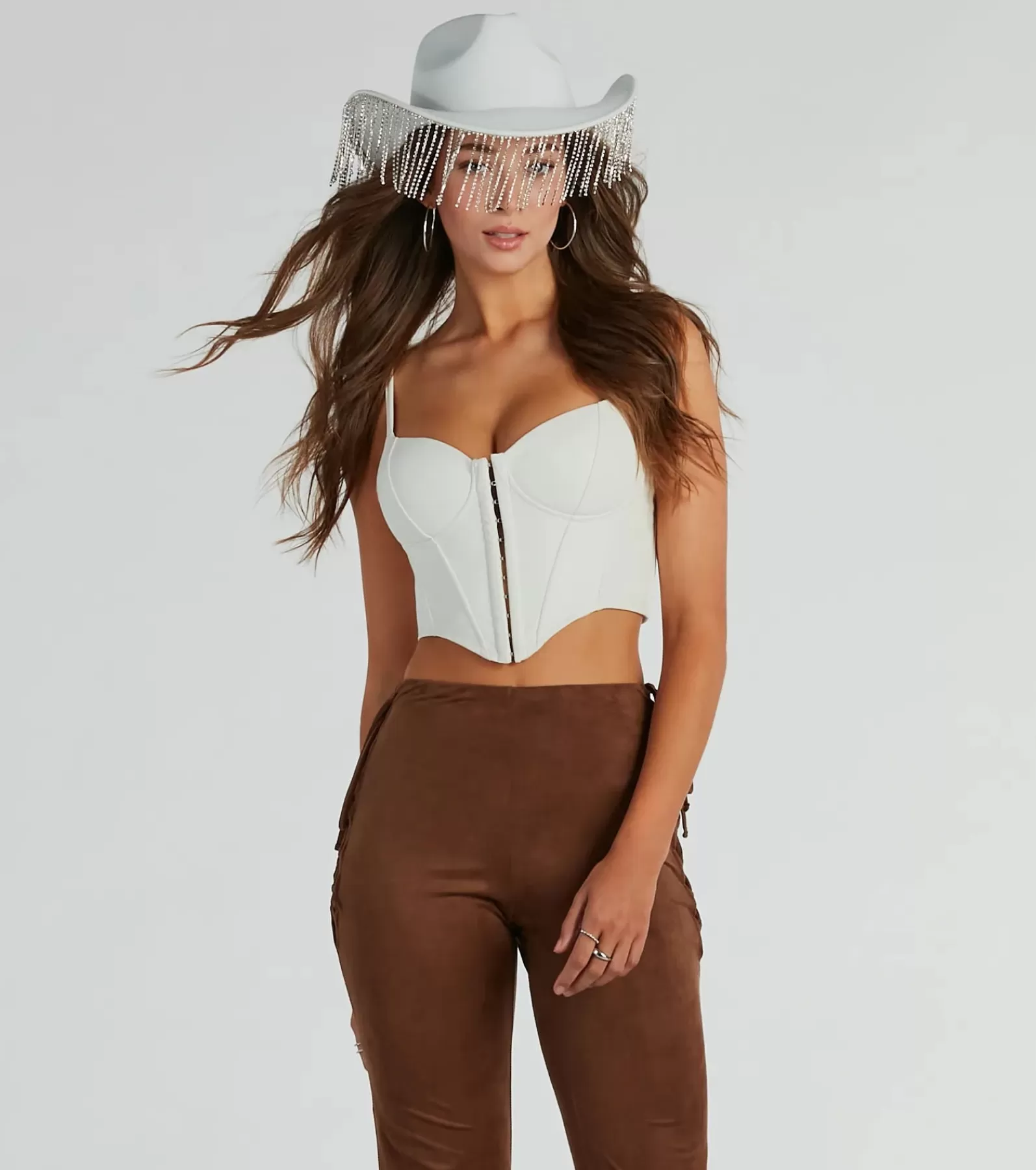 Windsor Hats*Dance The Night Rhinestone Fringe Cowboy Hat