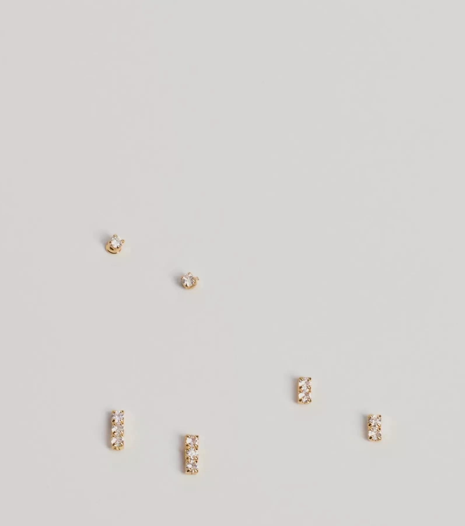 Windsor Earrings | All Accessories*Delicate Glam Three Pack Stud Earrings