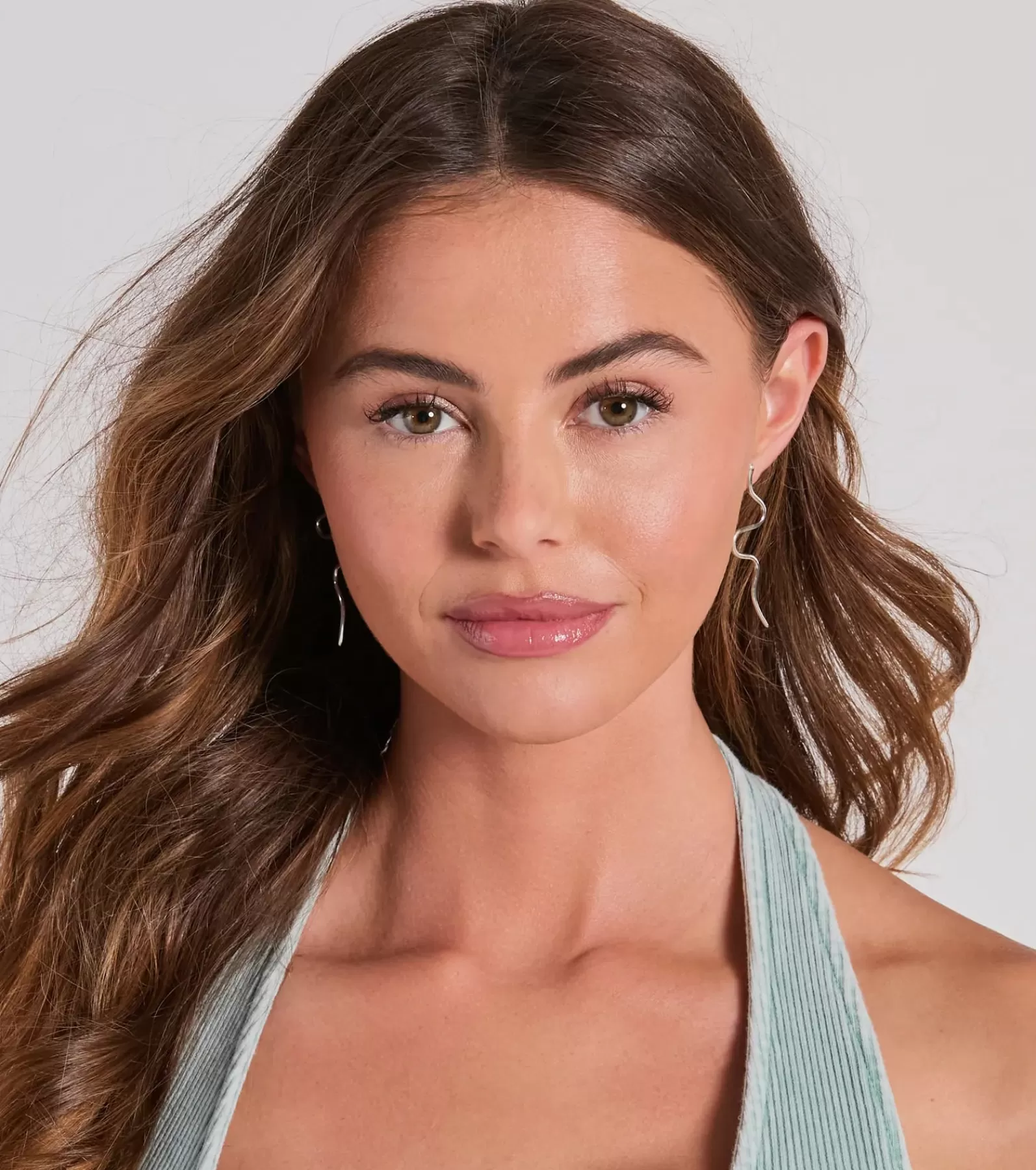 Windsor Earrings*Edgy Charm Twisted Snake Statement Earrings