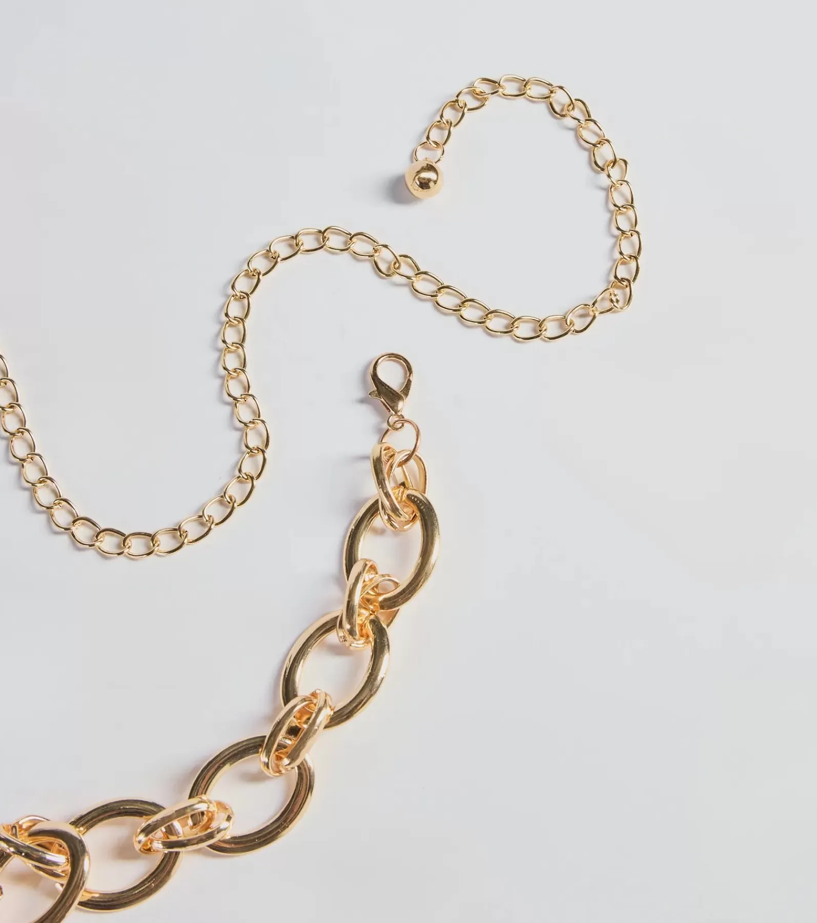 Windsor Belts*Edgy Vibes Chunky Chain Link Metal Belt