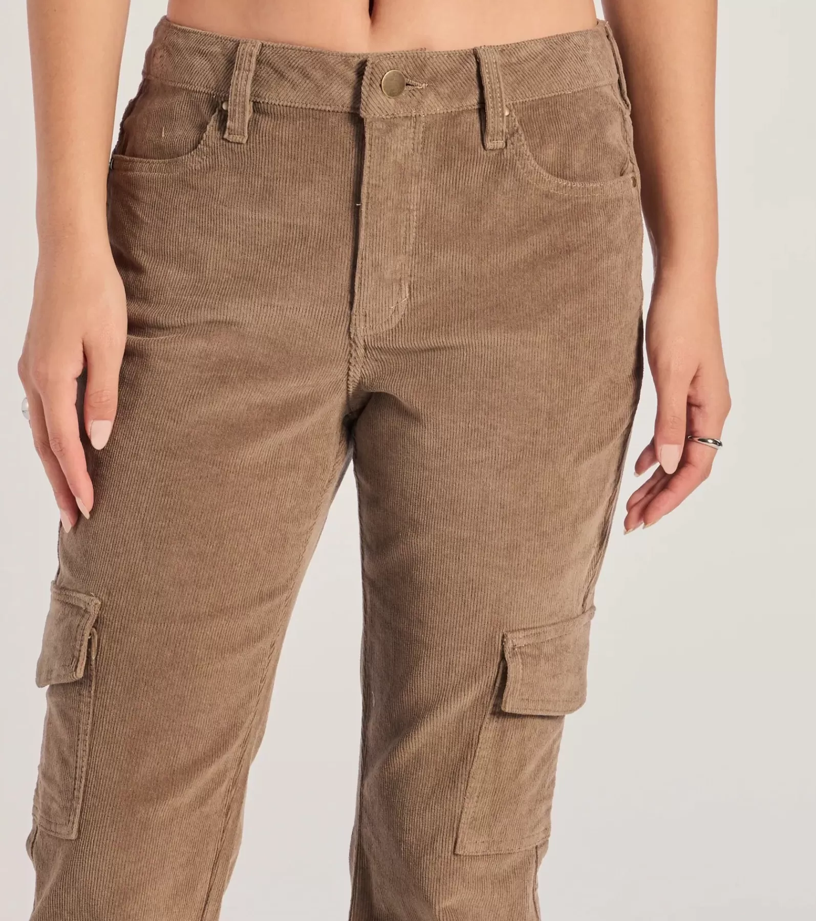 Windsor Flare Pants | Cargo Pants*Effortless And Cool Corduroy Cargo Flare Pants