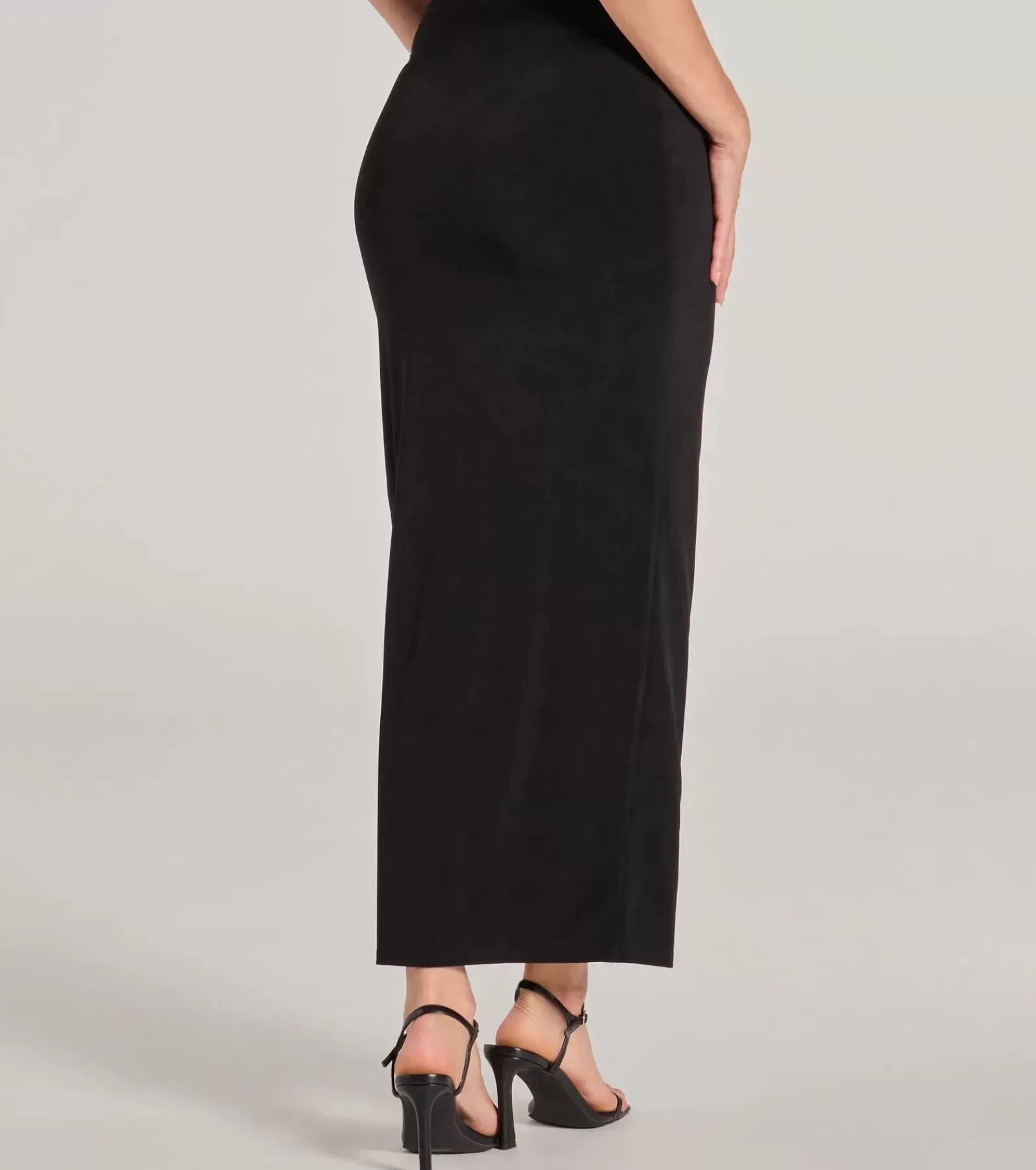 Windsor Black Skirts | Skirts & Skorts*Effortless Sleekness High Rise Slit Maxi Skirt