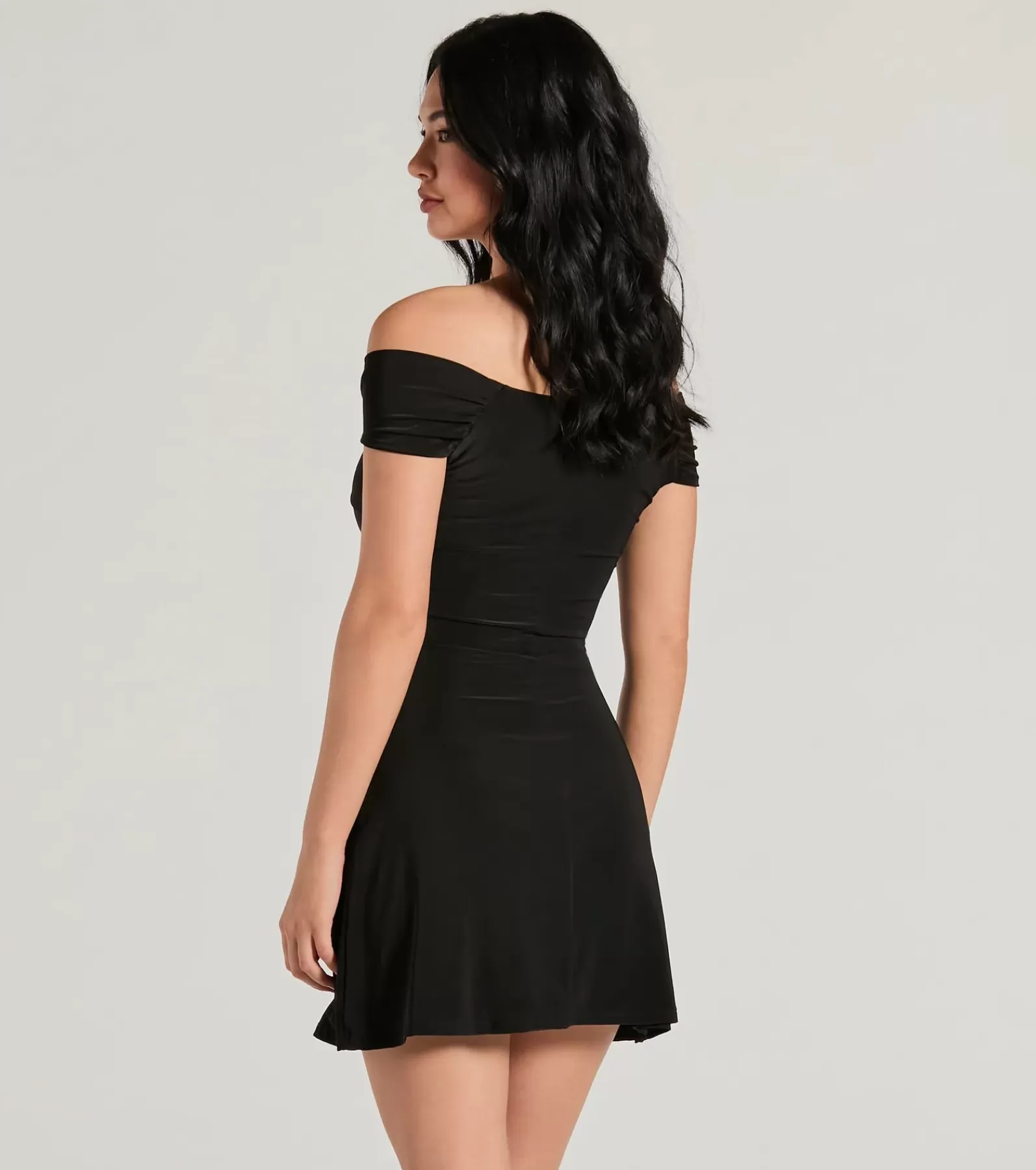 Windsor Short & Mini Dresses | Sundresses*Elevated Chic Off-The-Shoulder A-Line Mini Dress