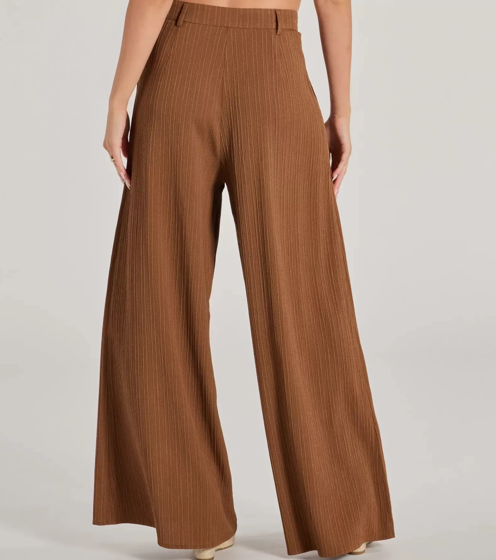 Windsor All Matching Sets | Flare Pants*Endless Vacay High Rise Wide-Leg Trouser Pants