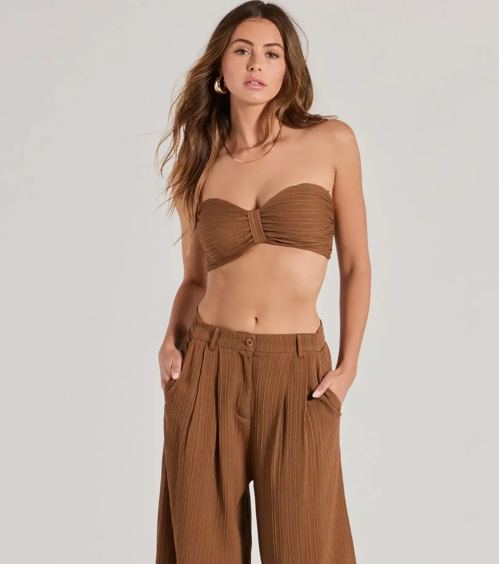 Windsor All Matching Sets | Honeymoon*Endless Vacay Strapless Tube Crop Top