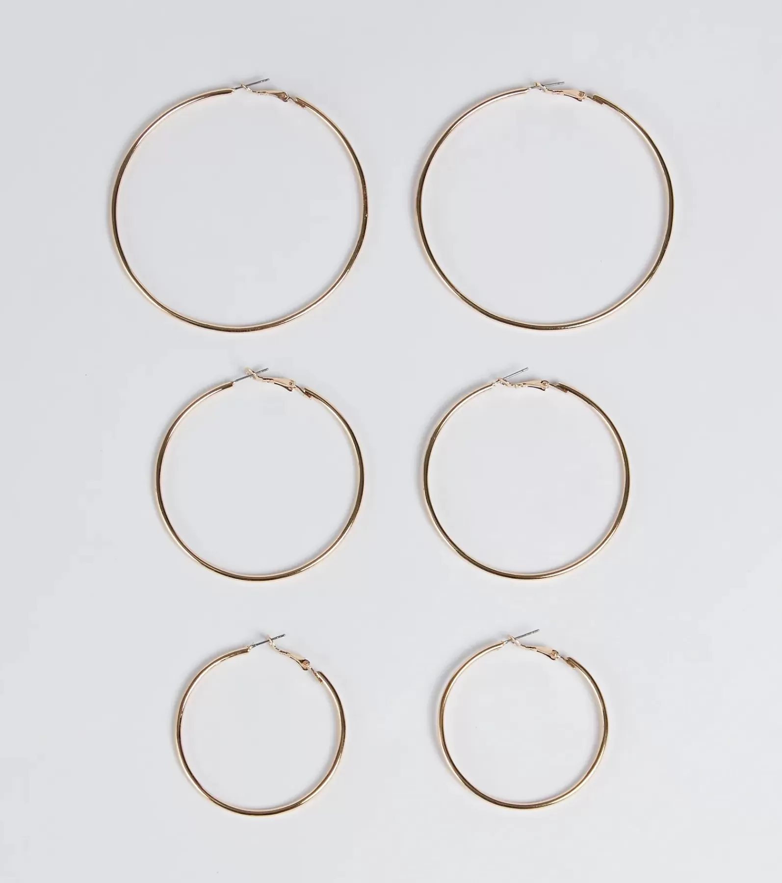 Windsor Earrings*Essential Three-Pack Hoop Earrings Set