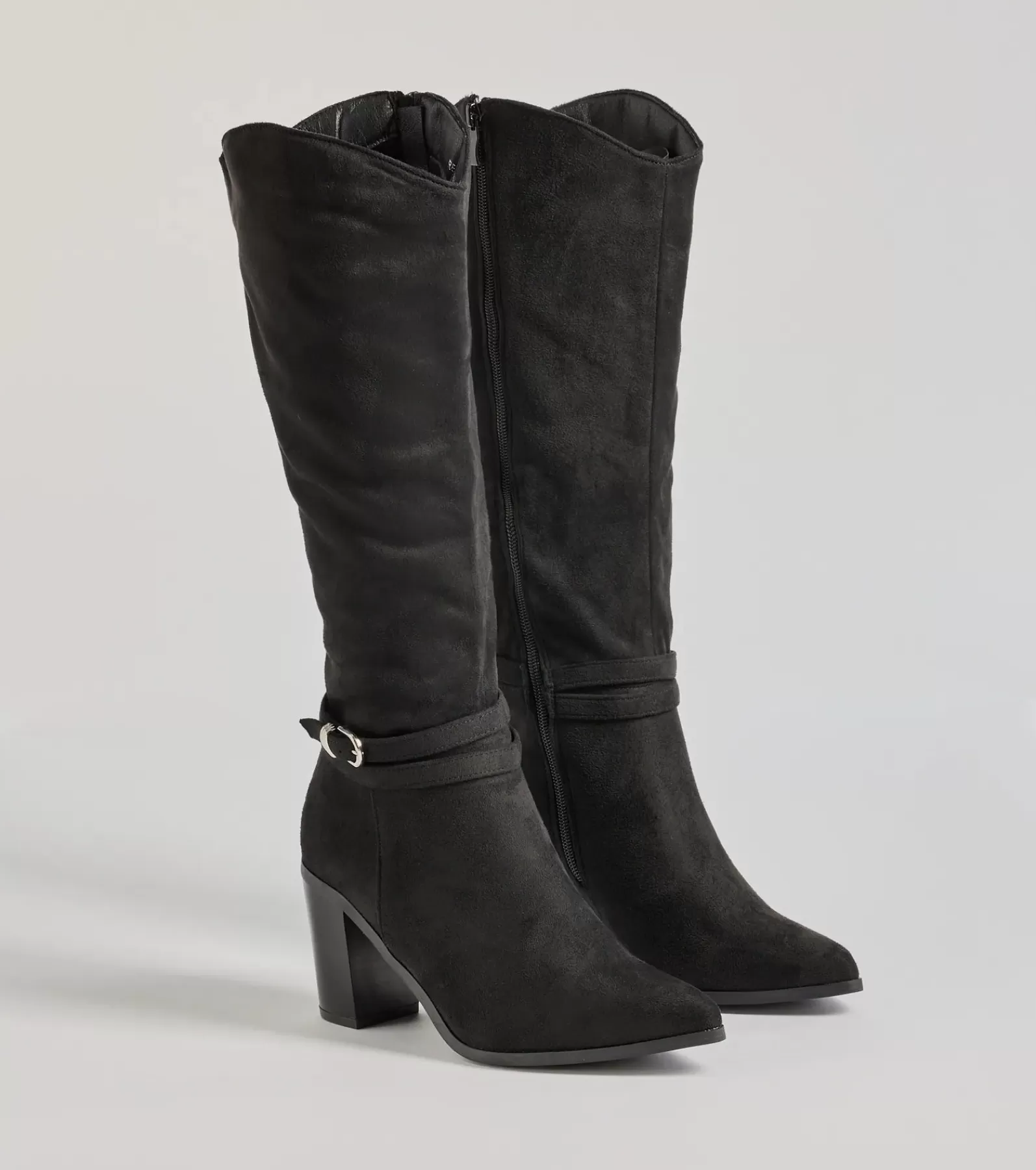 Windsor Knee High Boots | Boots & Booties*Fab Slay Buckle Strap Under-The-Knee Boots