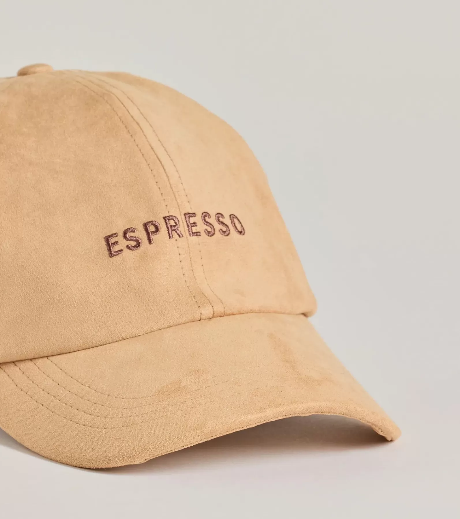 Windsor Hats | All Accessories*Faux Suede Espresso Script Cap