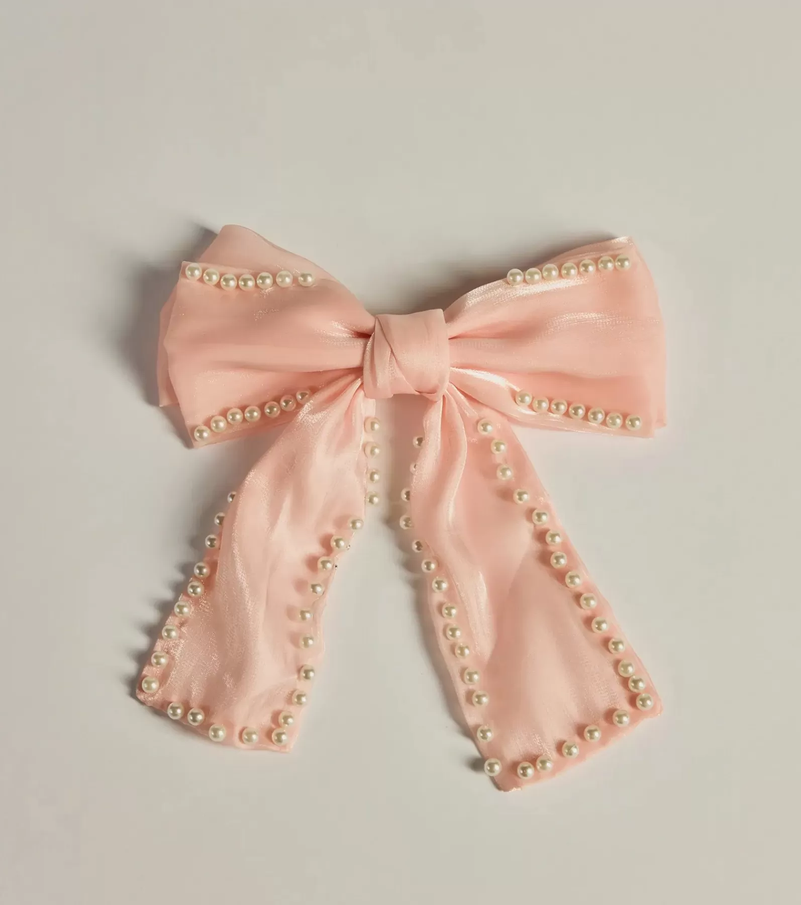 Windsor Beauty & Hair Accessories*Feeling So Charmed Faux Pearl Chiffon Hair Bow